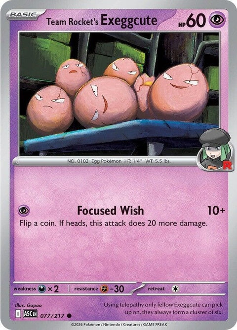 Team Rocket's Exeggcute (77)