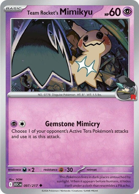 Team Rocket's Mimikyu (97)
