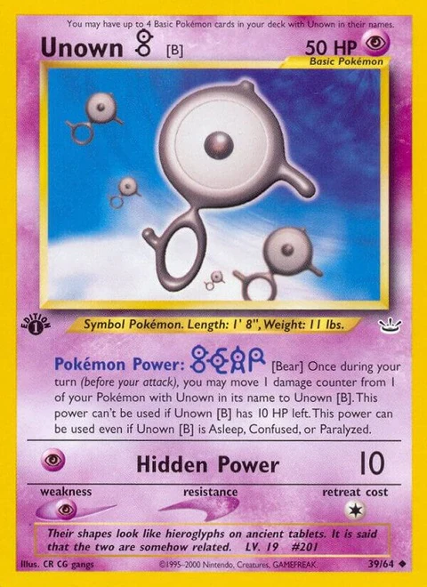 Unown [B] (39)