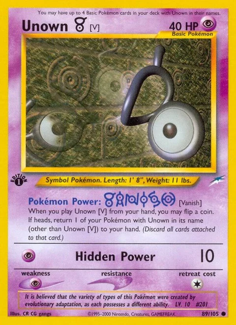 Unown [V] (89)
