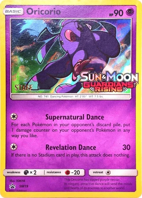 Oricorio - Prerelease | Staff (SM19)