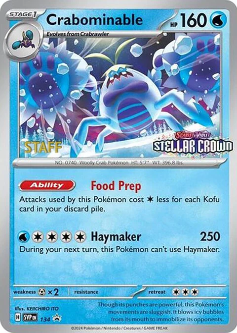 Crabominable - Prerelease | Staff (134)