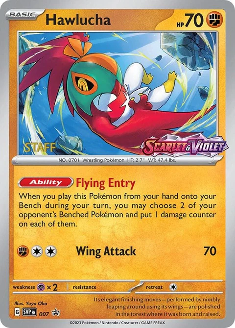 Hawlucha - Prerelease | Staff (7)
