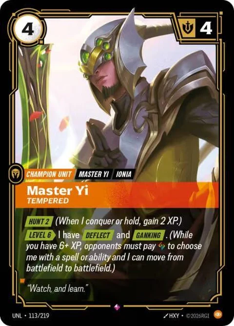 Master Yi - Tempered (113)
