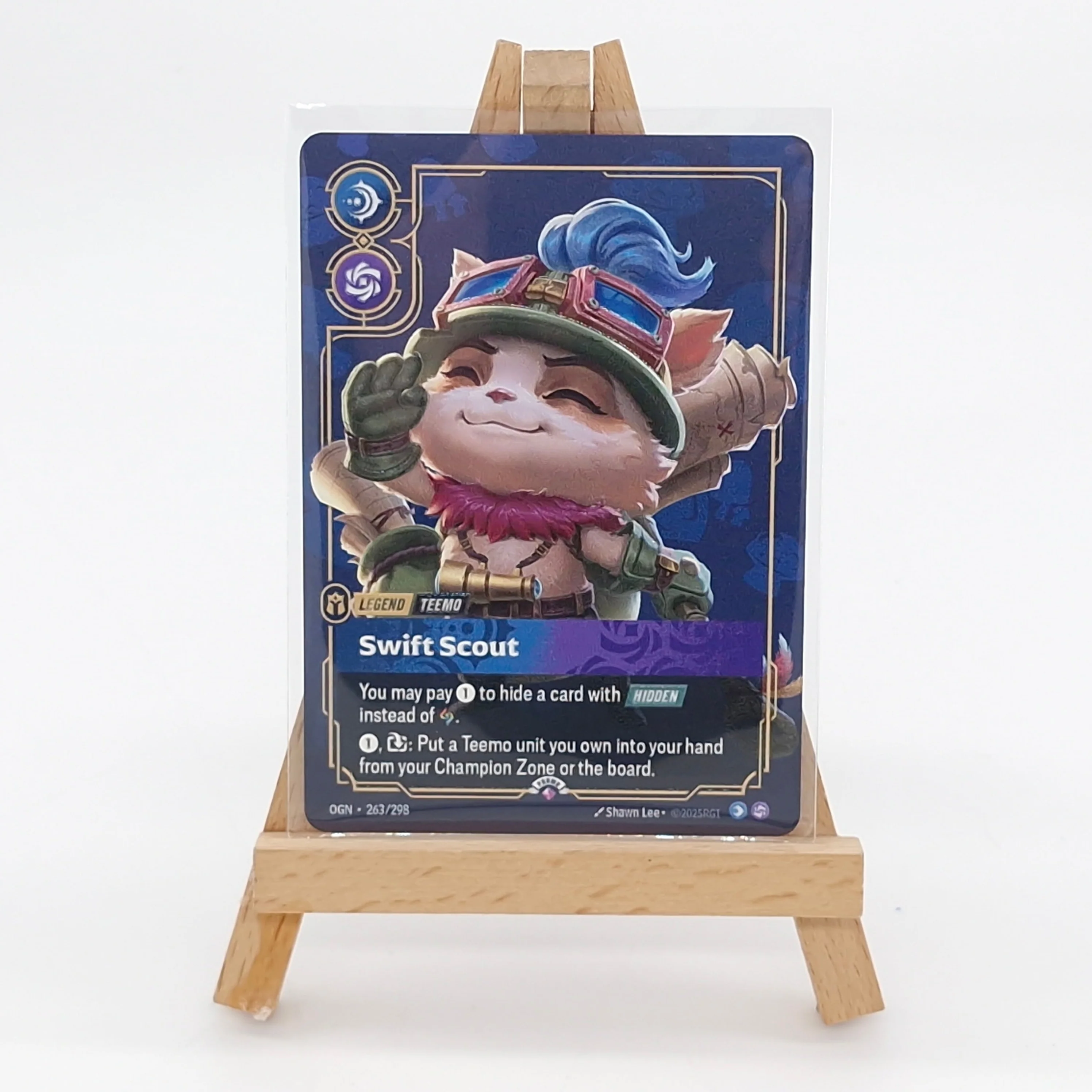 Teemo Swift Scout Riftbound Metal Card Prize Wall Bologna Limited Edition
