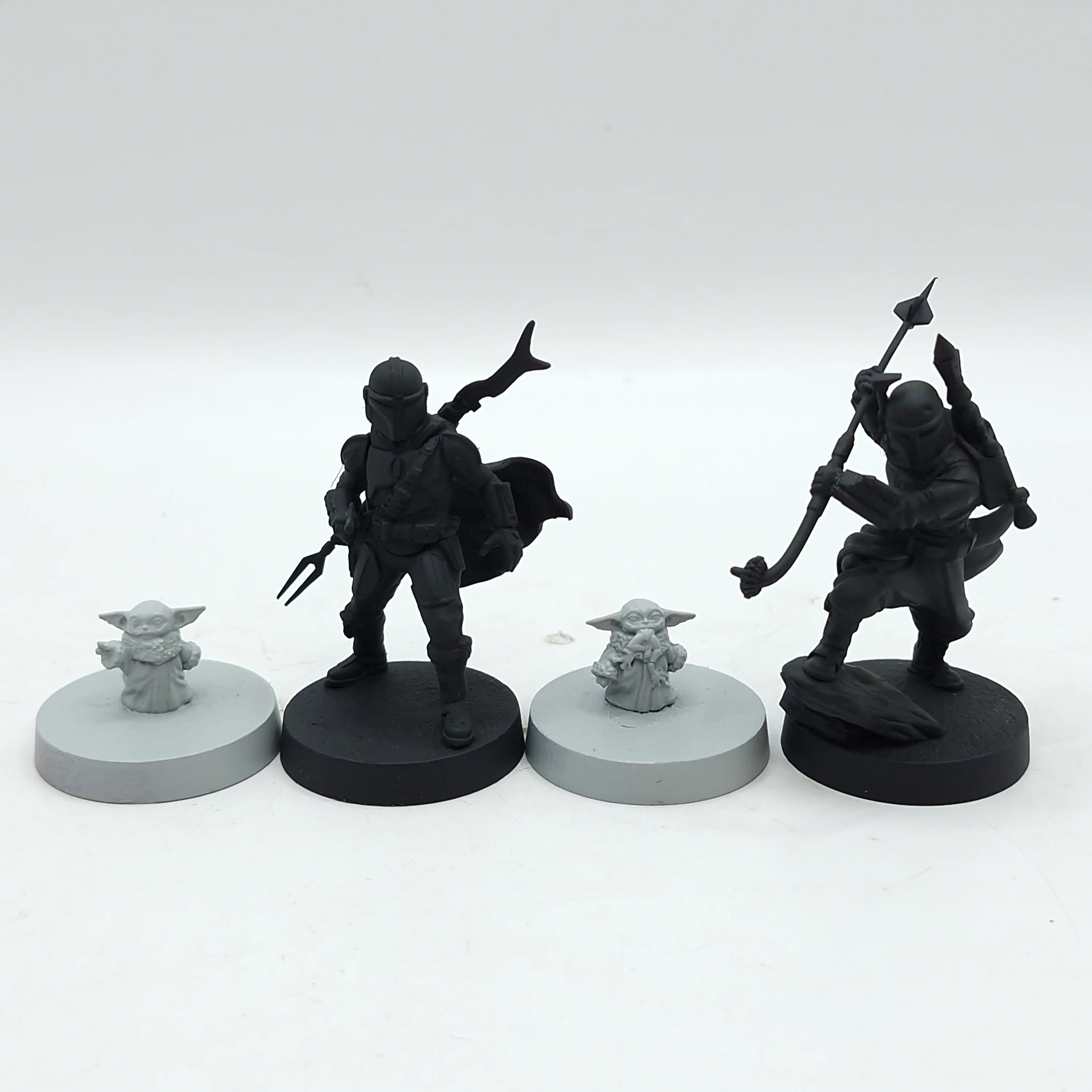 Star Wars Legion: Bounty Hunters Daimyo Boba Fett, Din Djarin and Grogu (AN042)