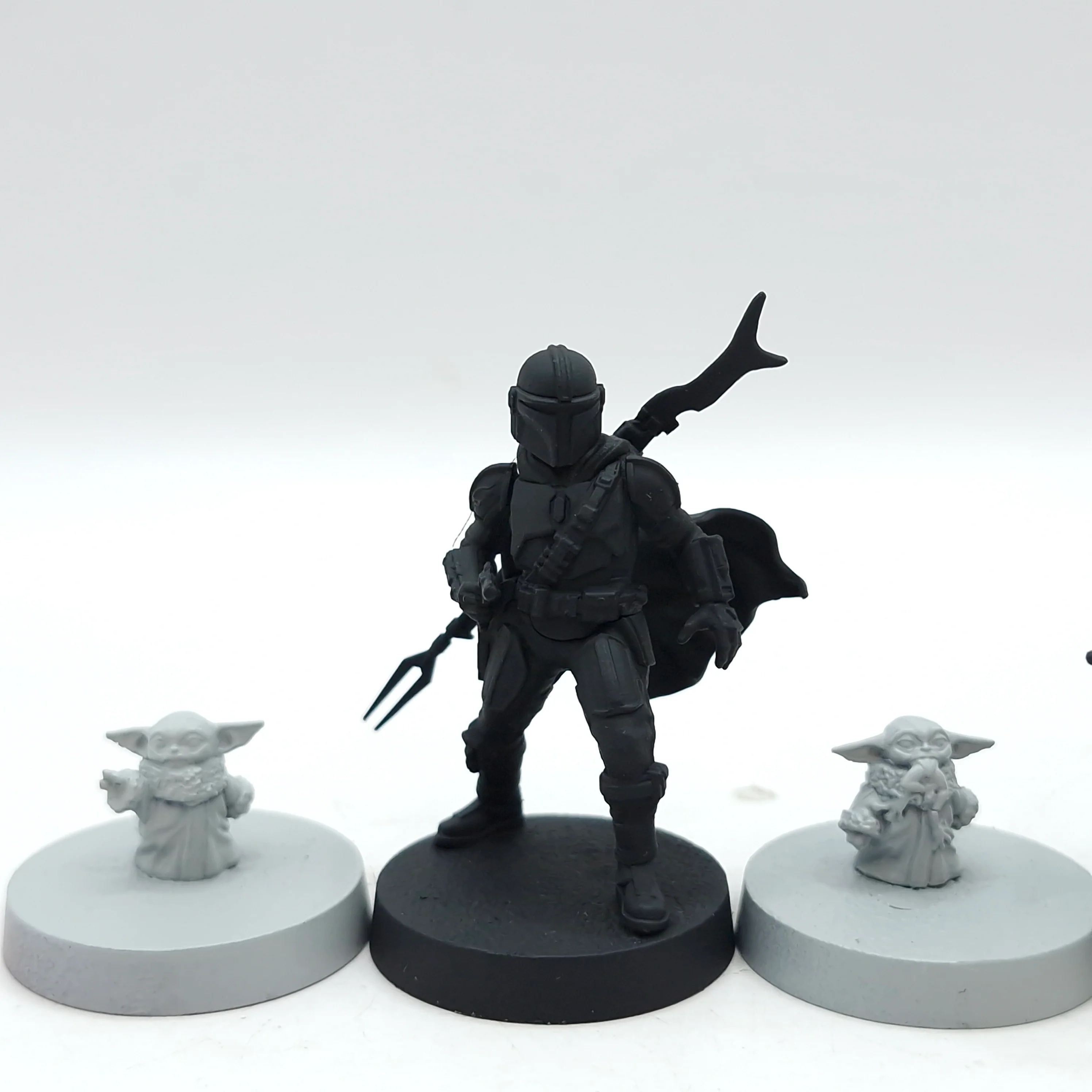 Star Wars Legion: Bounty Hunters Daimyo Boba Fett, Din Djarin and Grogu (AN042) - Image 3