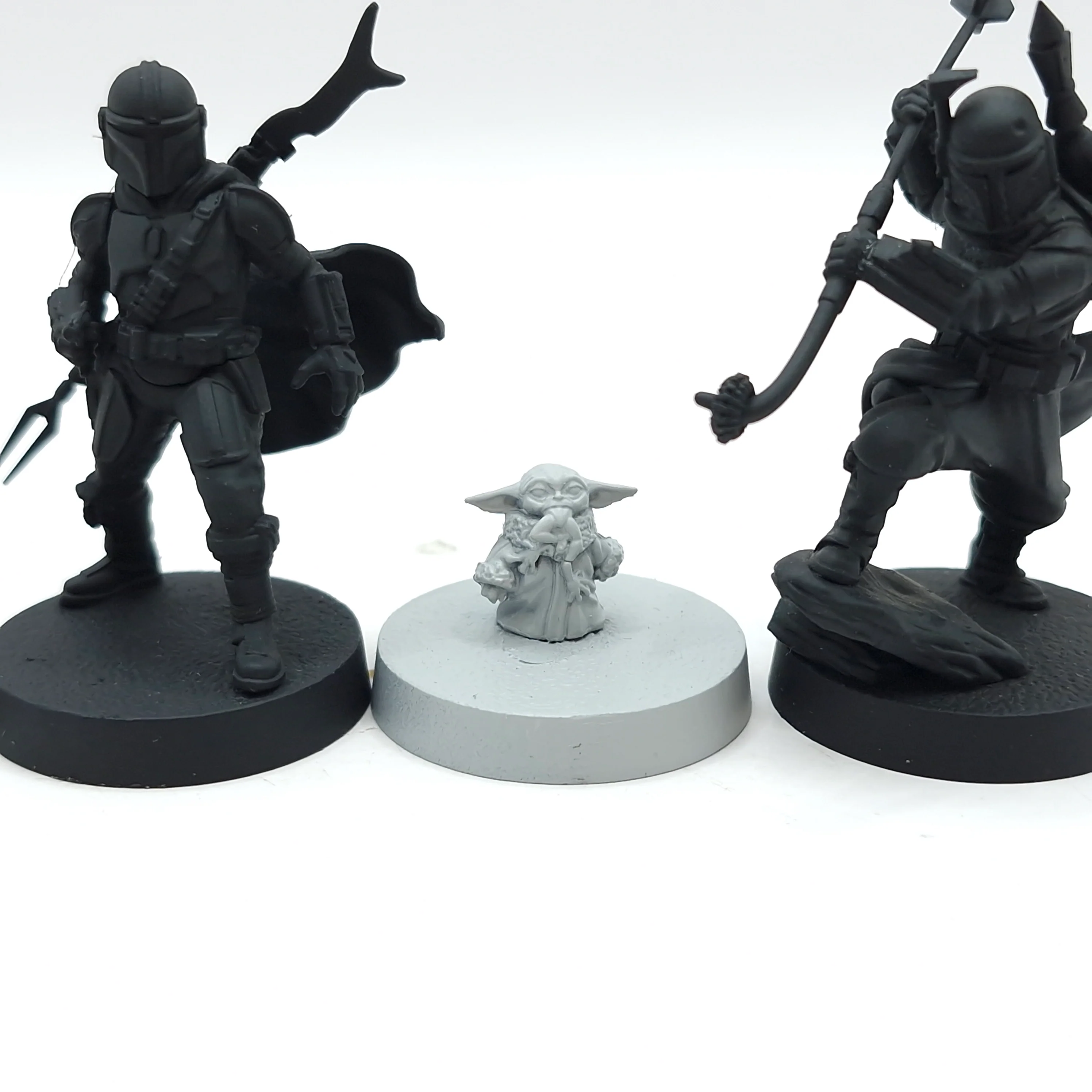 Star Wars Legion: Bounty Hunters Daimyo Boba Fett, Din Djarin and Grogu (AN042) - Image 4