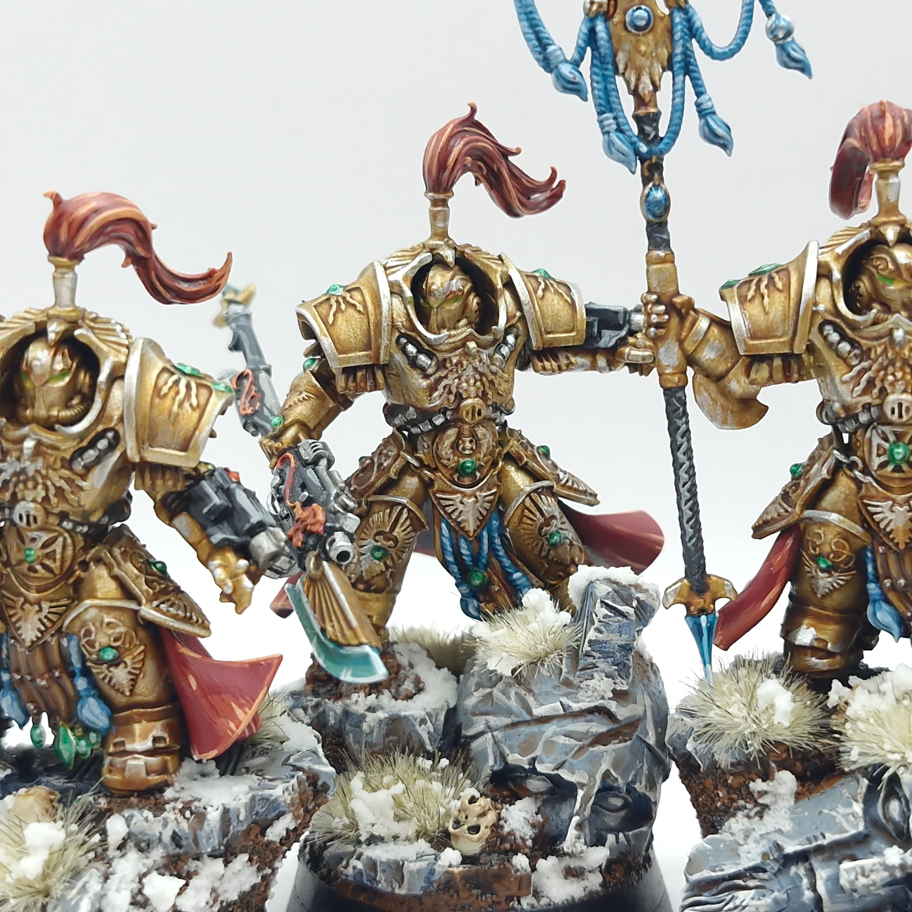 Warhammer 40k: Adeptus Custodes Allarus Custodians Terminators - Well Painted (BJ222) - Image 3