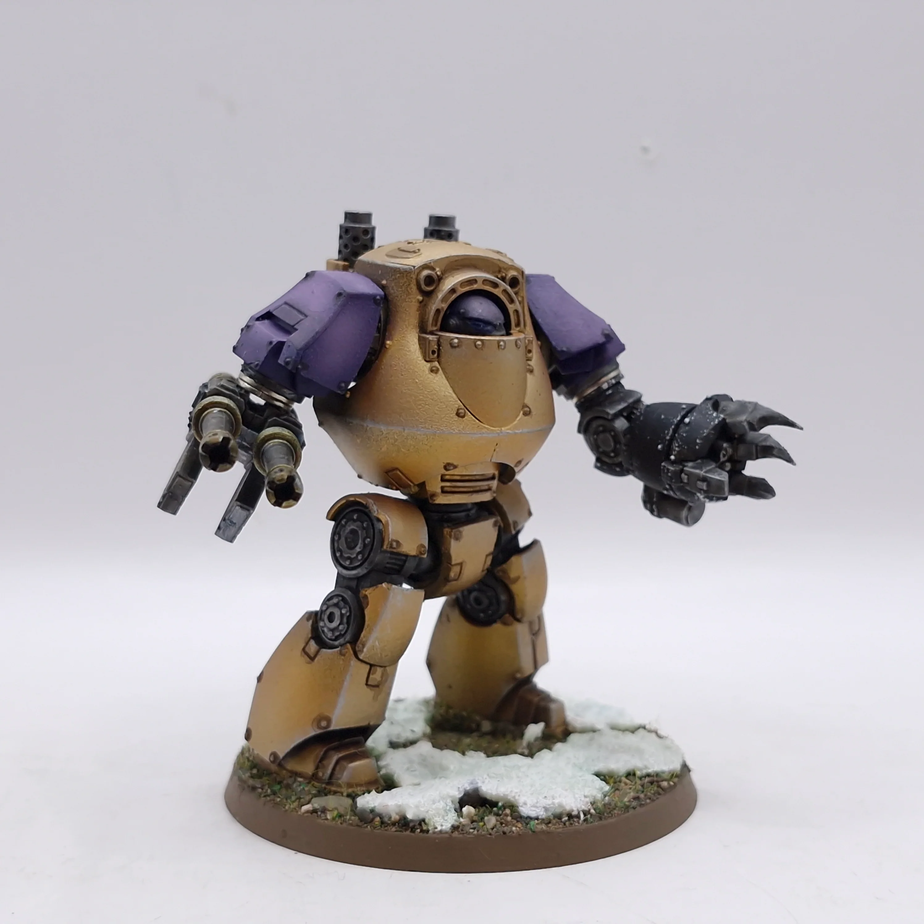 Warhammer 40k: Adeptus Custodes Contemptor Dreadnought- Well Painted (AT084) - Image 5
