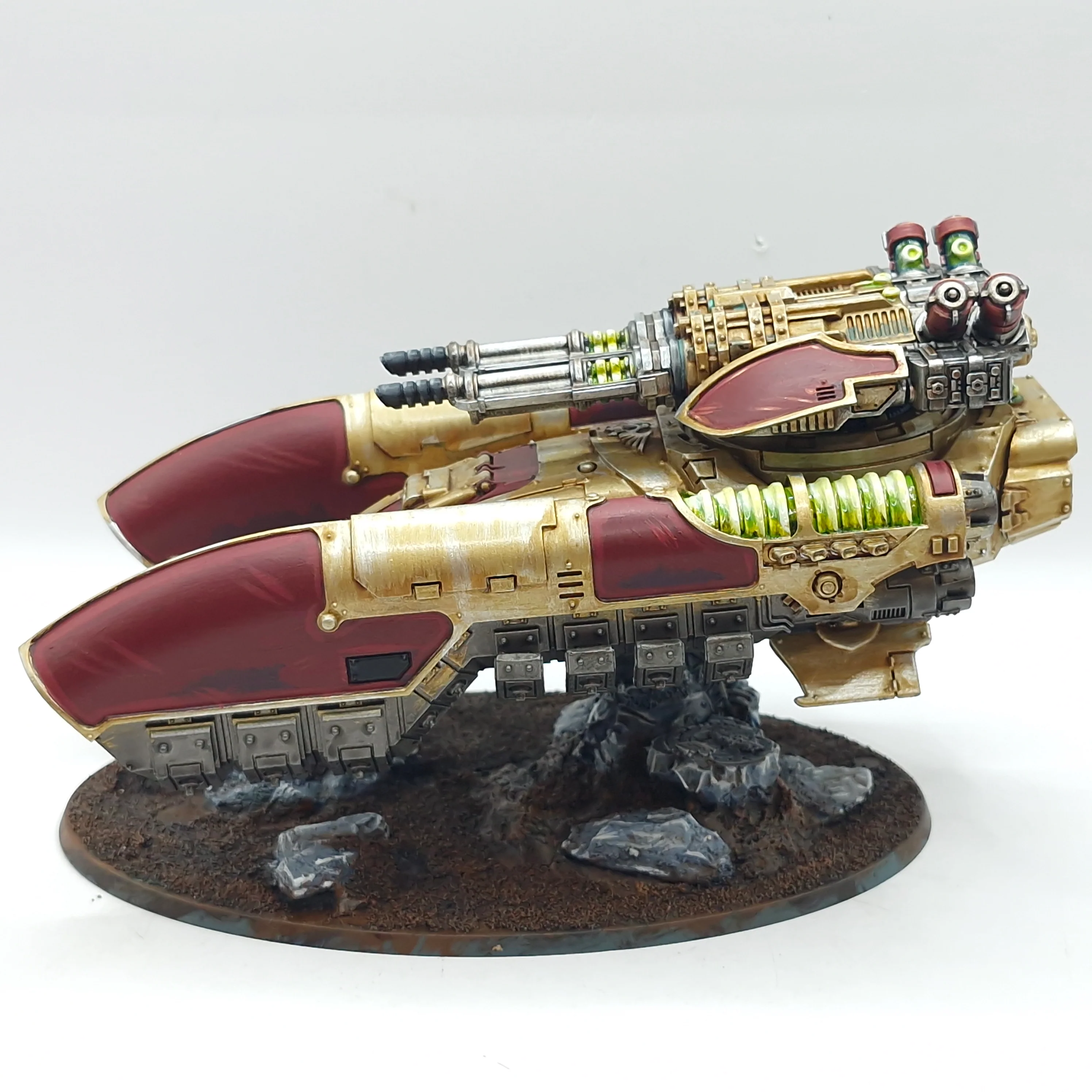 Warhammer 40k: Adeptus Custodes Forge World Caladius Annihilator Grav-tank - Painted (AX032) - Image 2