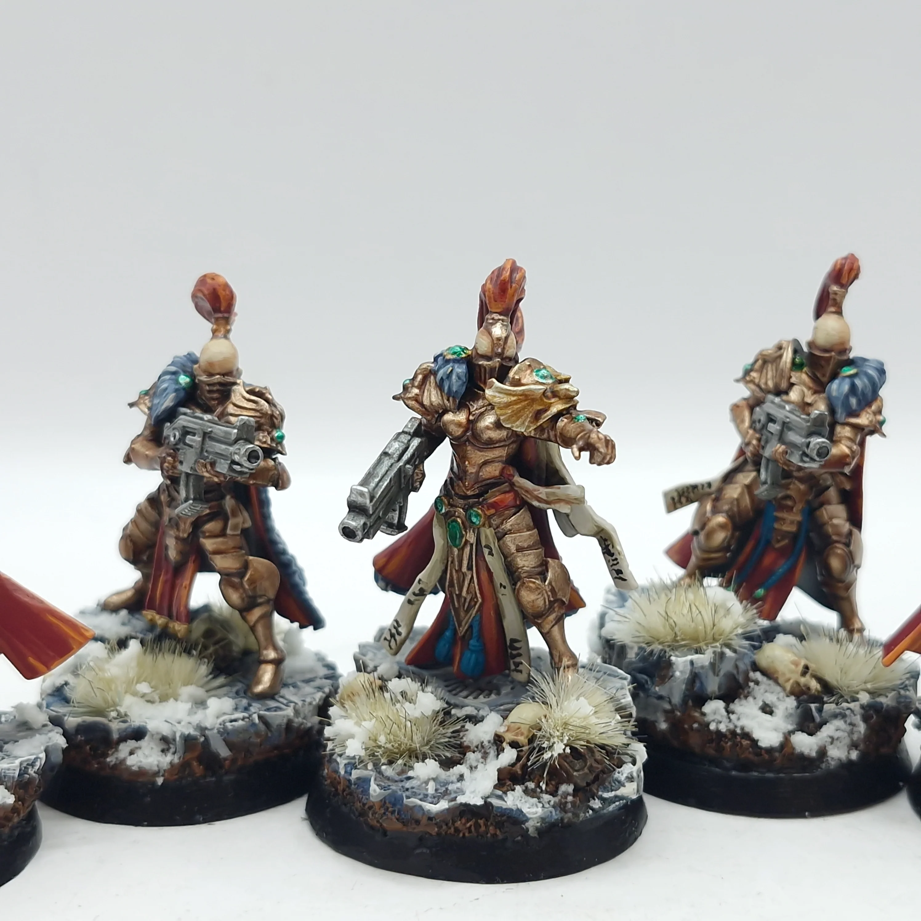 Warhammer 40k: Adeptus Custodes Sisters of Silence Prosecutor Squad - Painted (AD047) - Image 4
