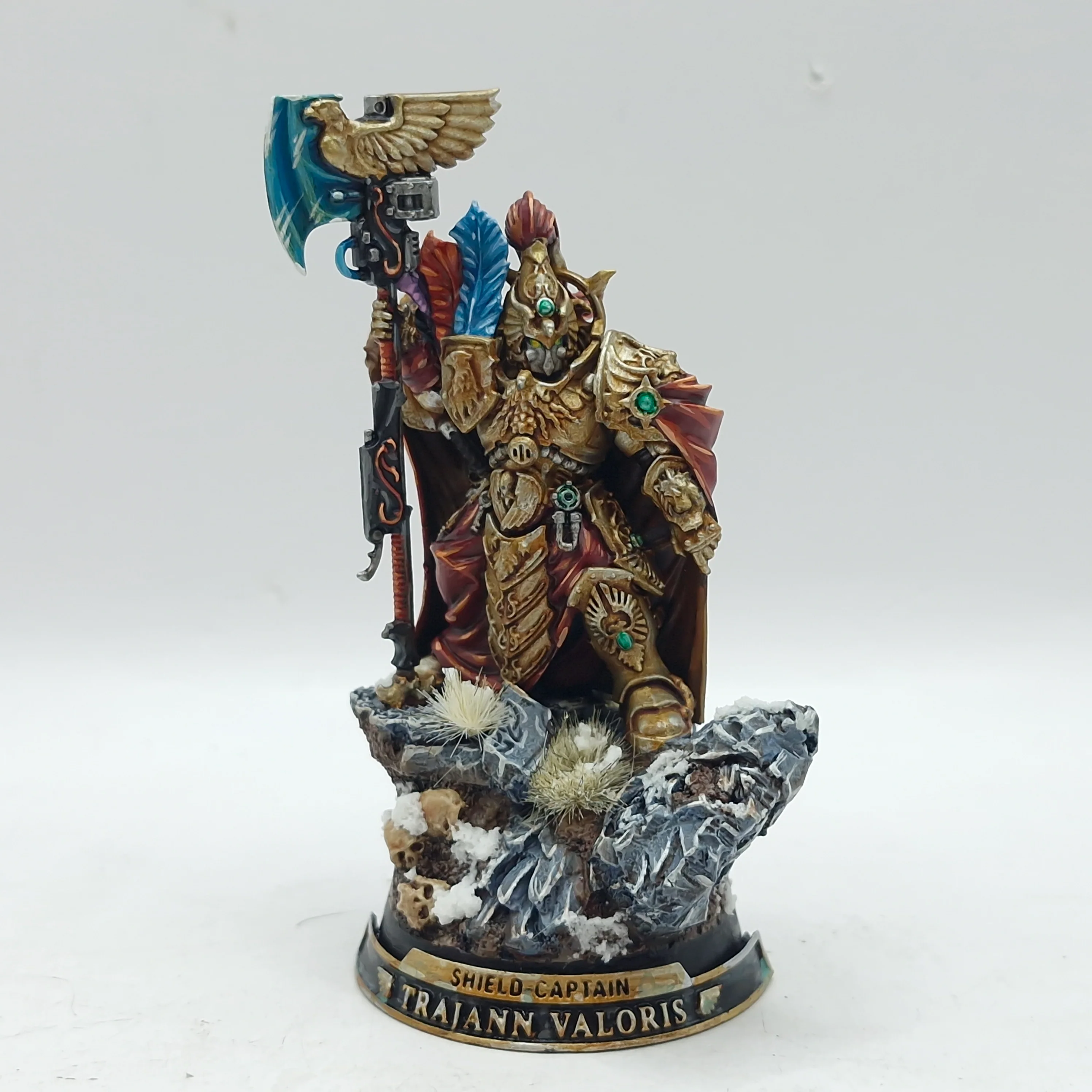 Warhammer 40k: Adeptus Custodes Trajann Valoris - Well Painted (AA193)