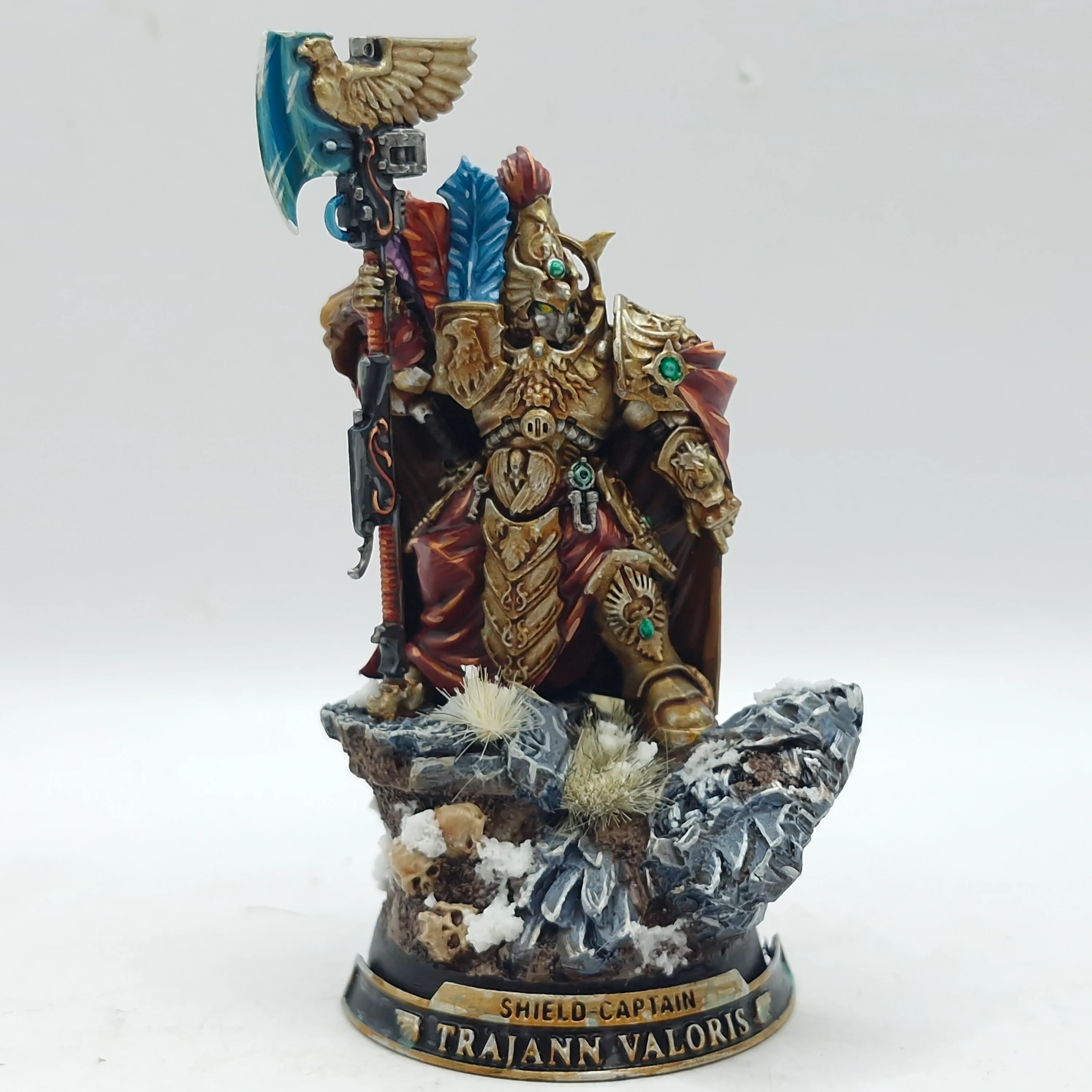Warhammer 40k: Adeptus Custodes Trajann Valoris - Well Painted (AA193) - Image 7
