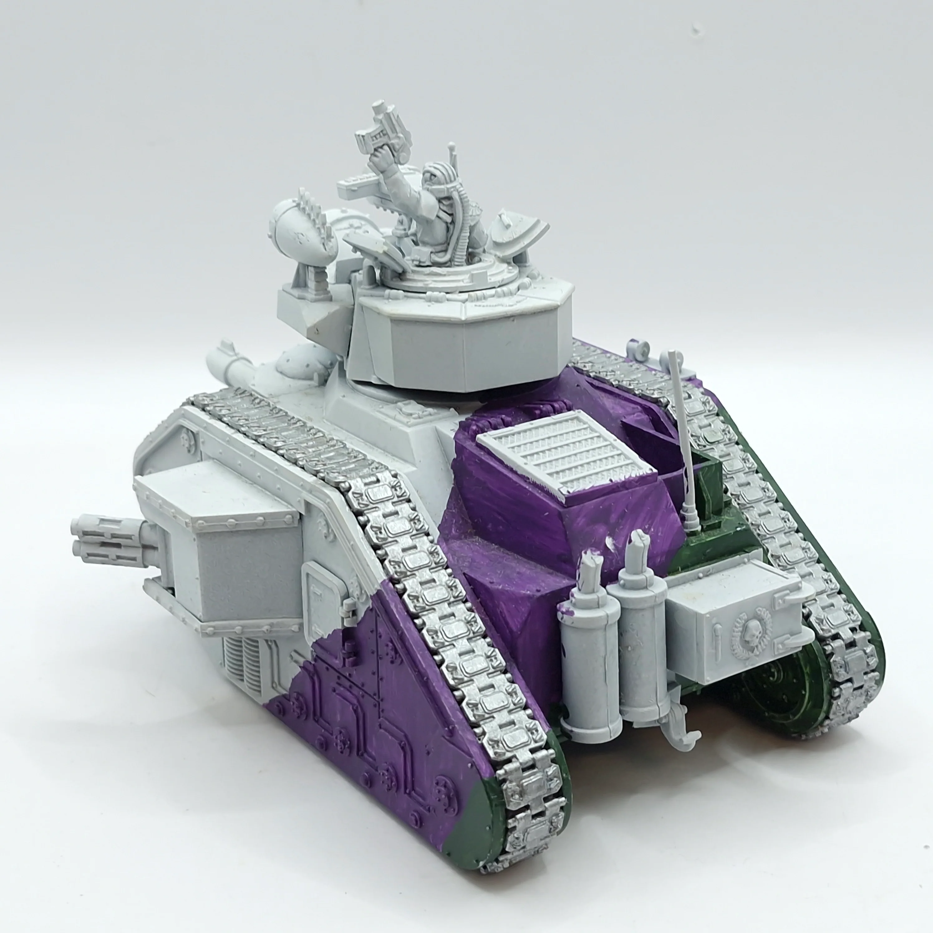 Warhammer 40k: Astra Militarum Leman Russ Metal Demolisher Tank (AX013) - Image 4