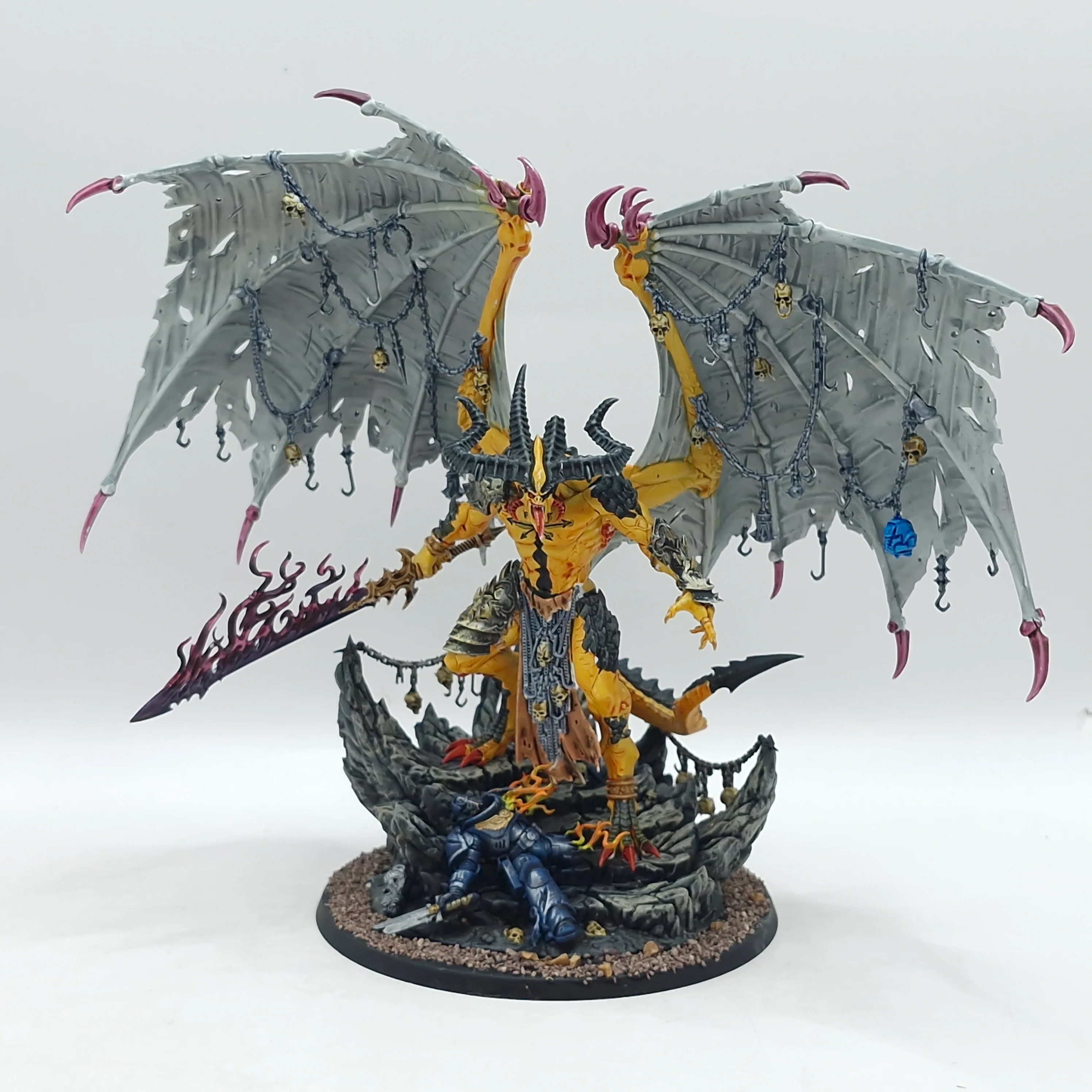 Warhammer 40k: Chaos Daemons Be'lakor, The Dark Master - Part Painted (AR021)