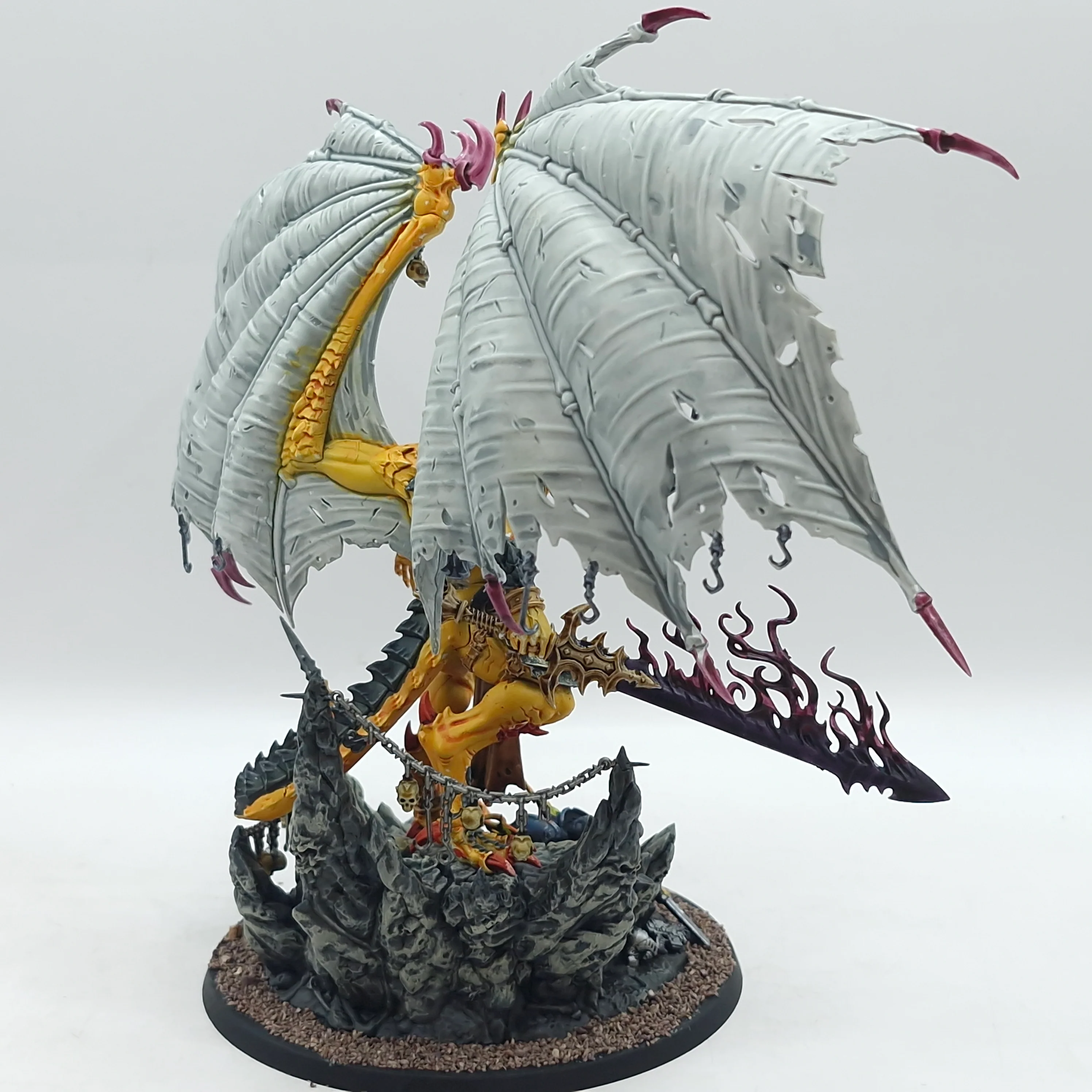 Warhammer 40k: Chaos Daemons Be'lakor, The Dark Master - Part Painted (AR021) - Image 6