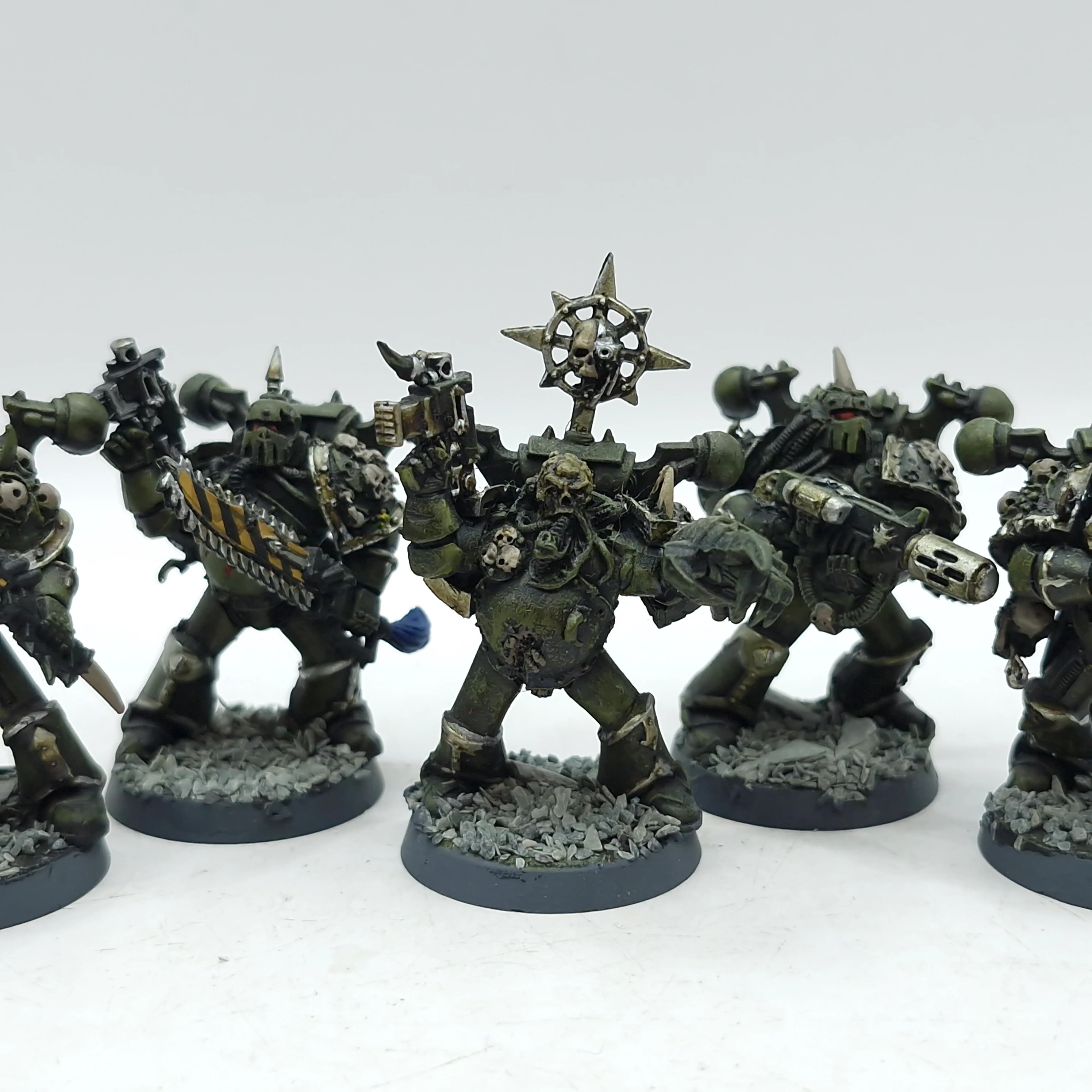 Warhammer 40k: Chaos Space Marines Finecast Plague Marines - Well Painted (BI211) - Image 4