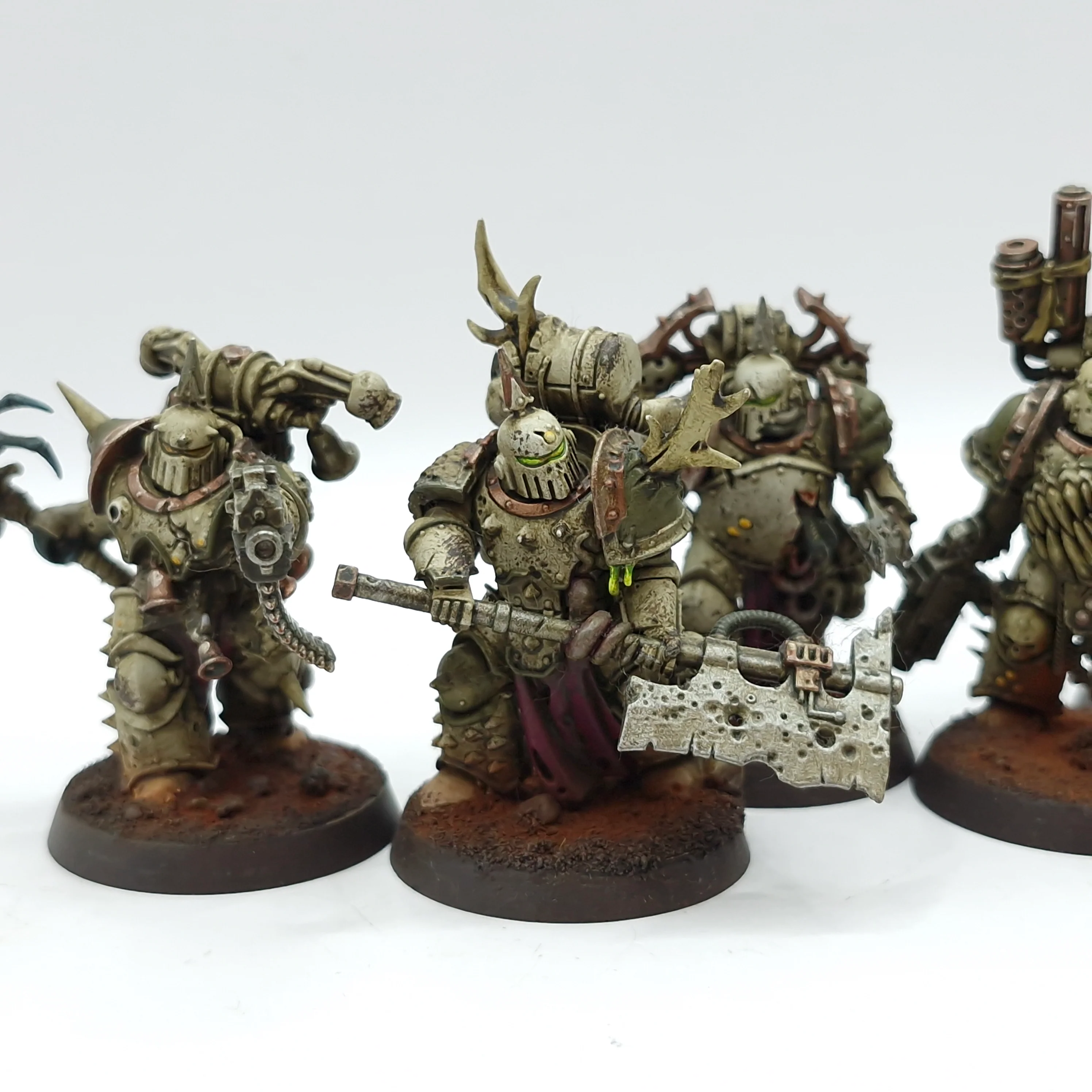 Warhammer 40k: Death Guard Plague Marines - Well Painted (AE169) - Image 3
