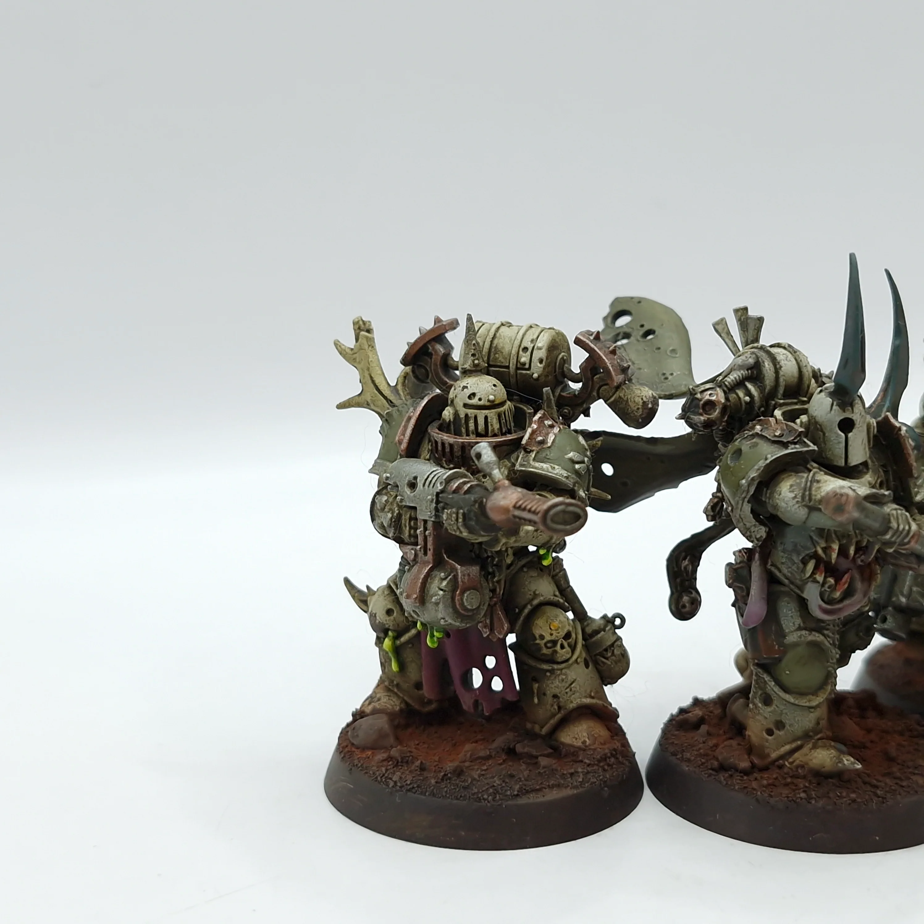 Warhammer 40k: Death Guard Plague Marines - Well Painted (AE174) - Image 2