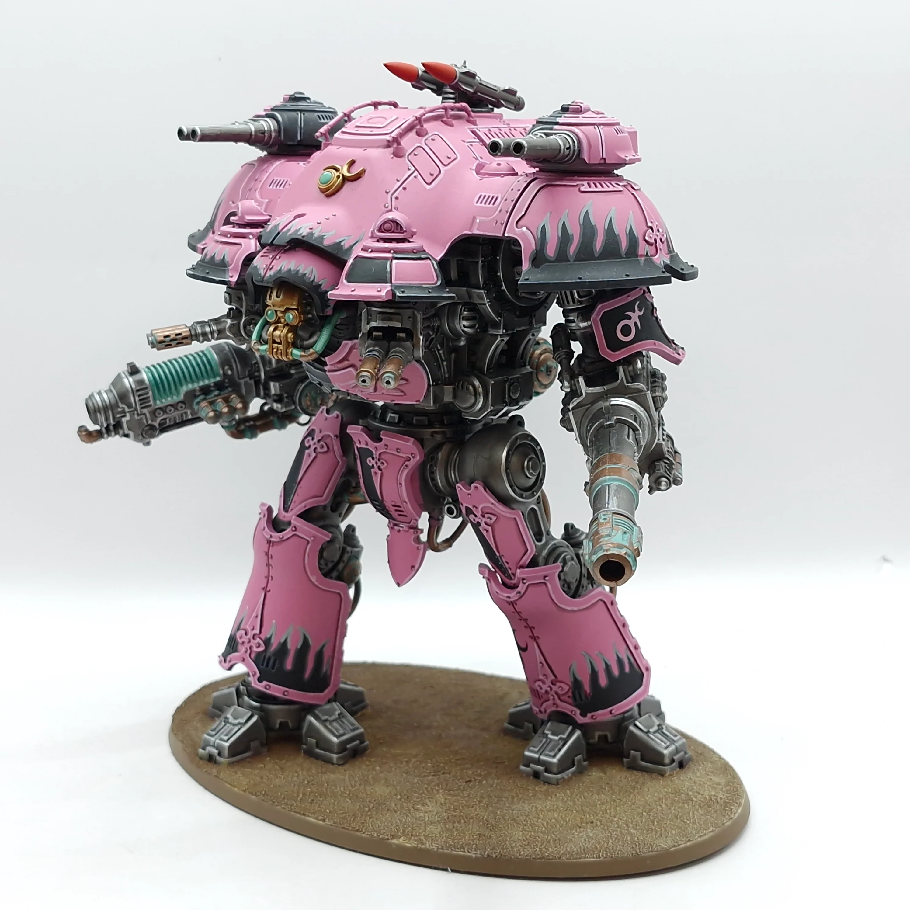 Warhammer 40k: Emperor's Children Knight Tyrant - Well Painted (AX096) - Image 3