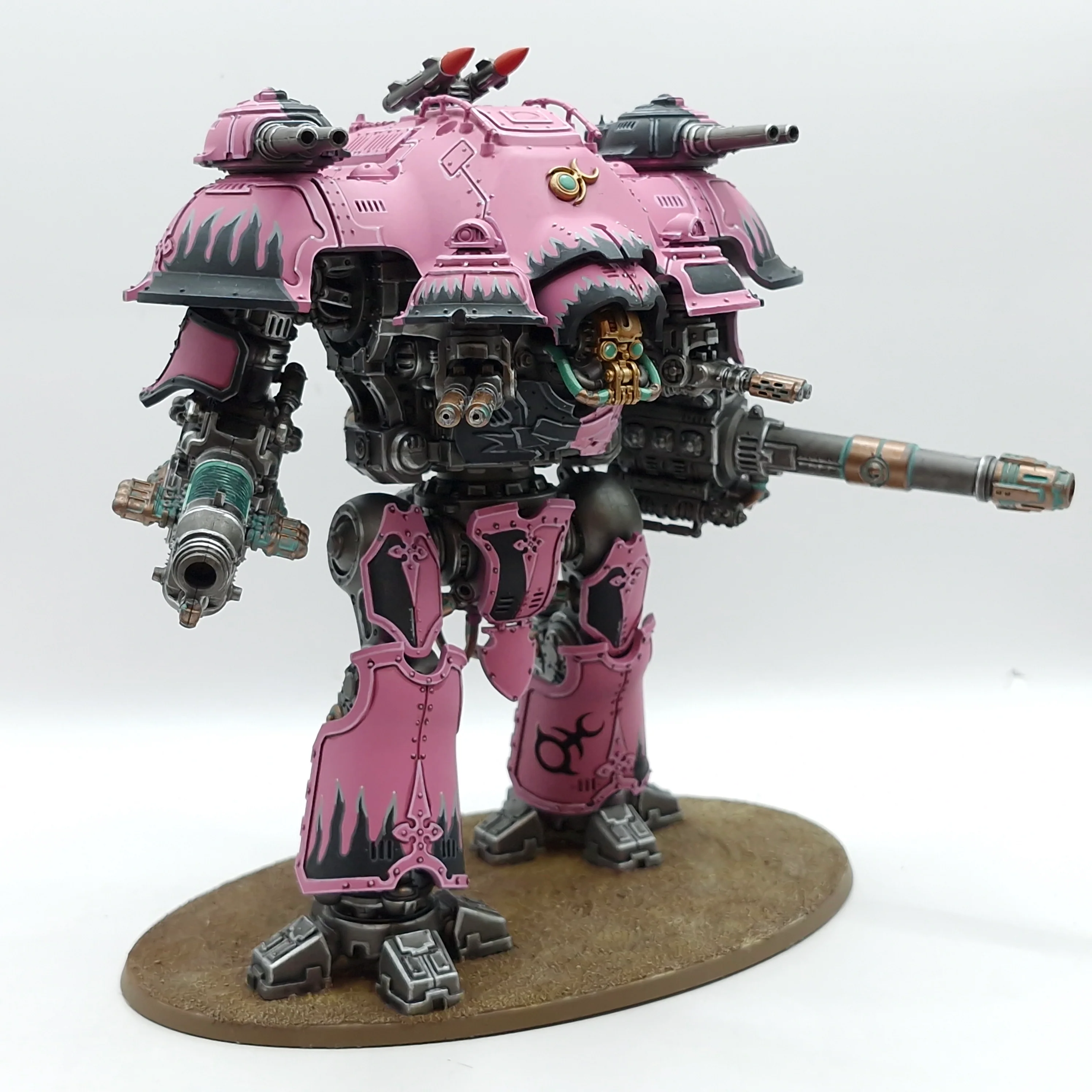 Warhammer 40k: Emperor's Children Knight Tyrant - Well Painted (AX096) - Image 8