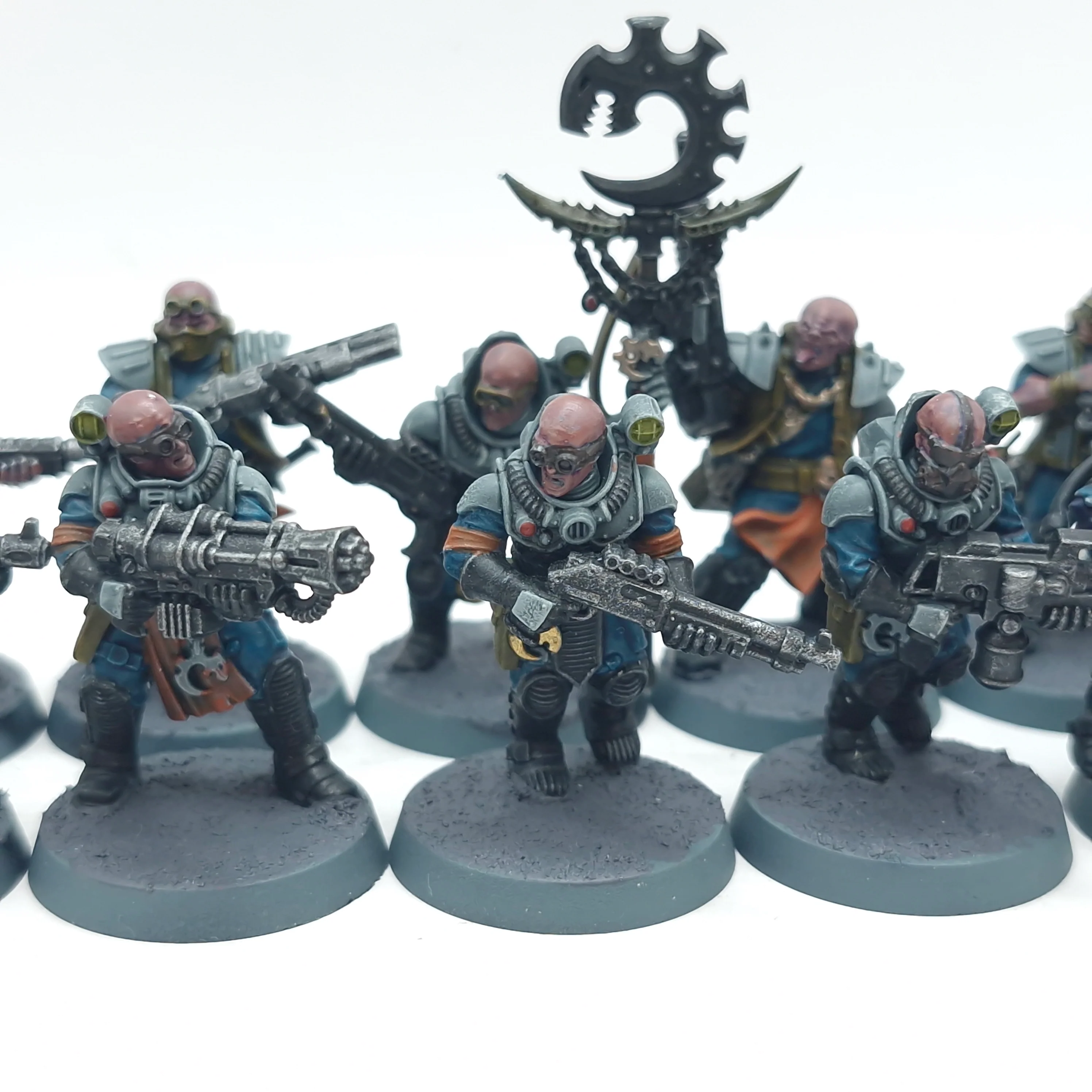 Warhammer 40k: Genestealer Cults Neophyte Hybrids - Painted (AZ136) - Image 3