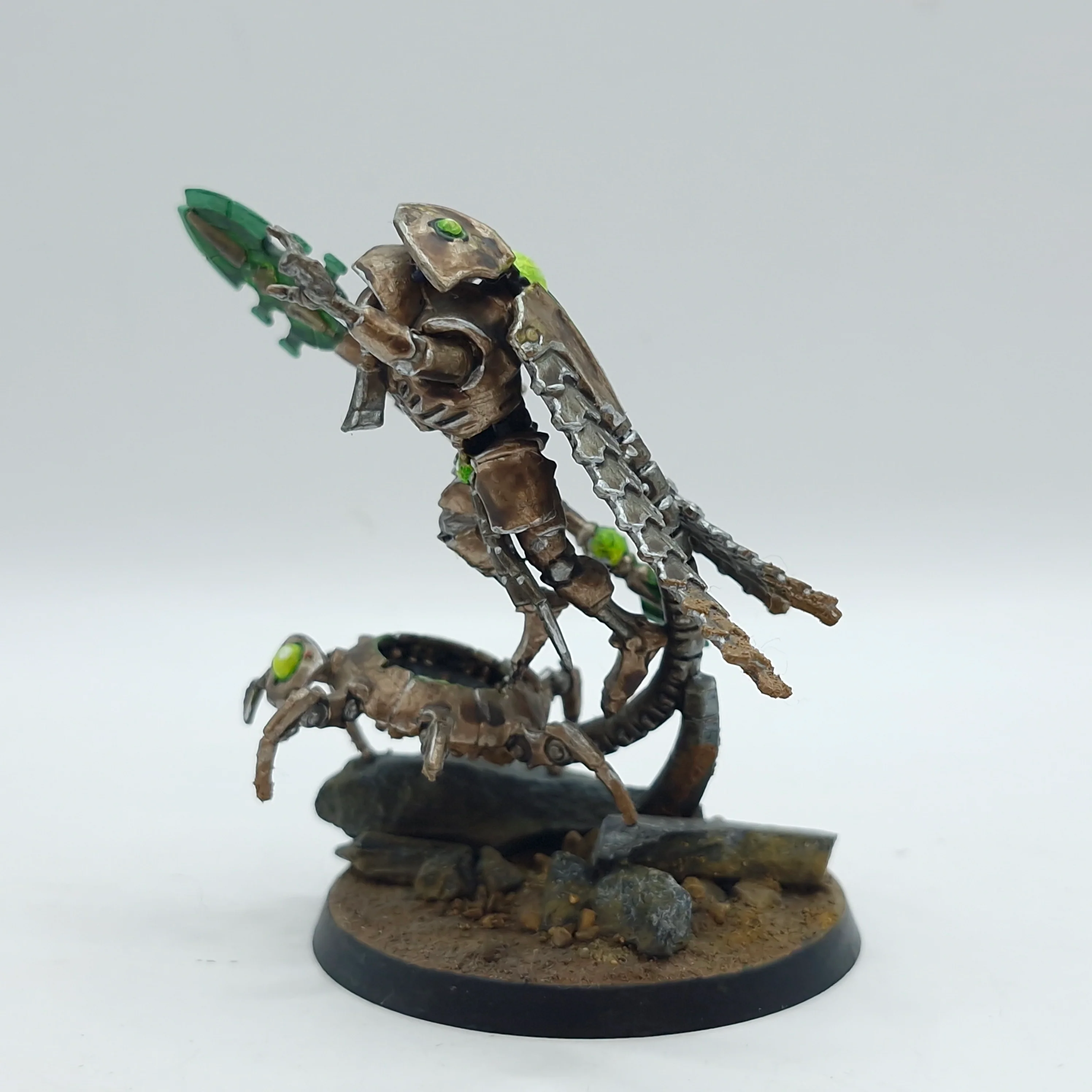 Warhammer 40k: Necron Cryptek Technomancer - Painted (AJ140) - Image 2