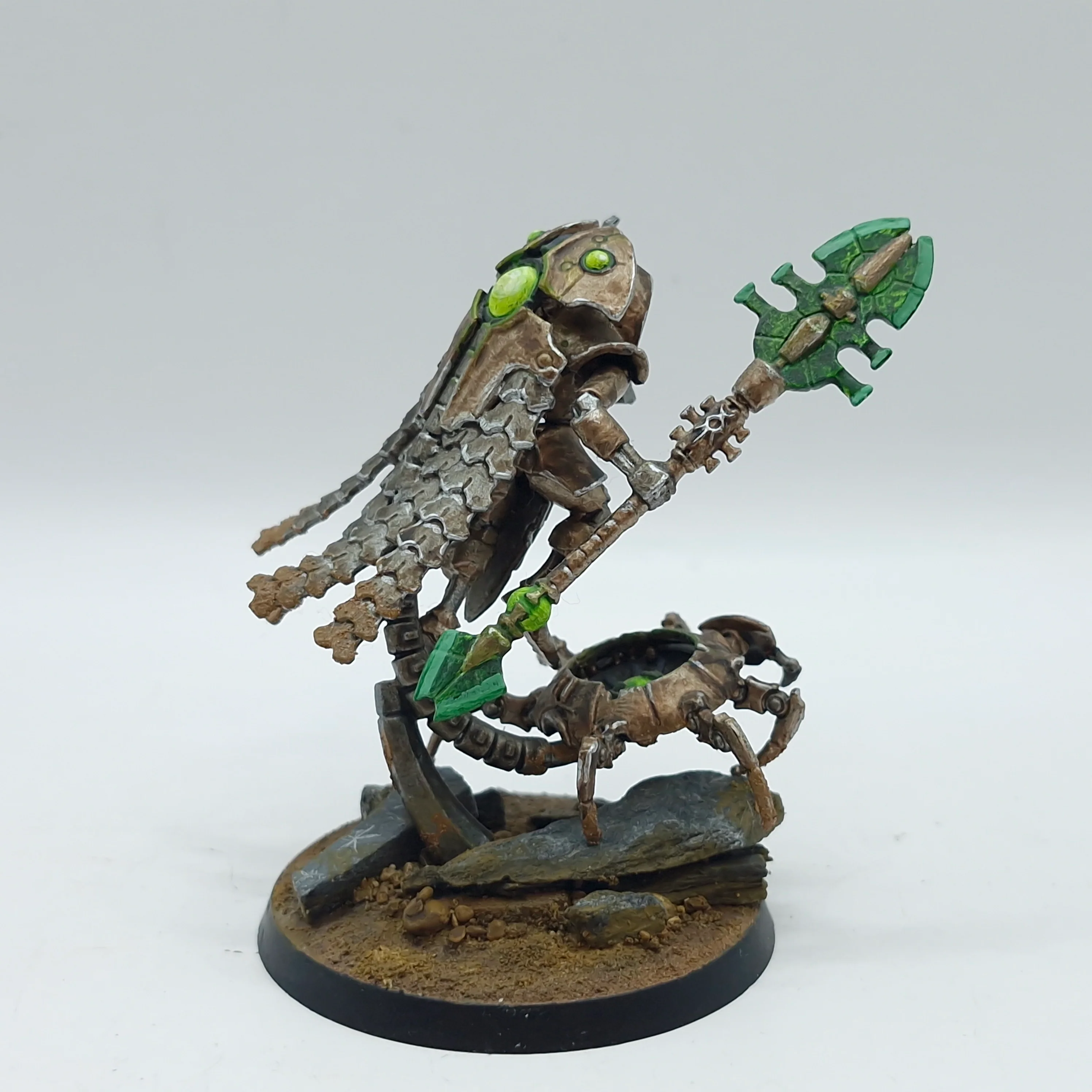 Warhammer 40k: Necron Cryptek Technomancer - Painted (AJ140) - Image 4