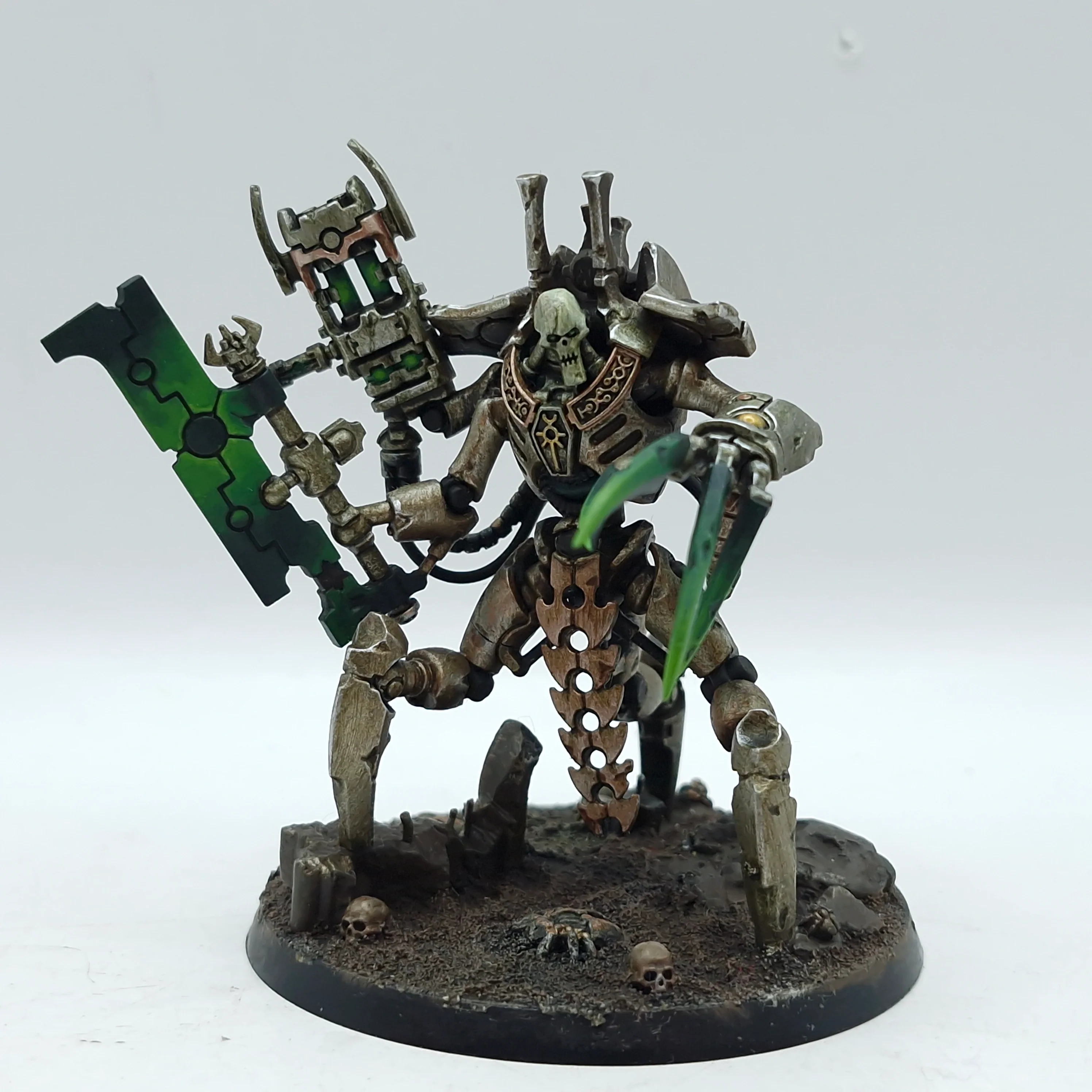 Warhammer 40k: Necron Skorpekh Destroyer Lord - Painted (AH209)