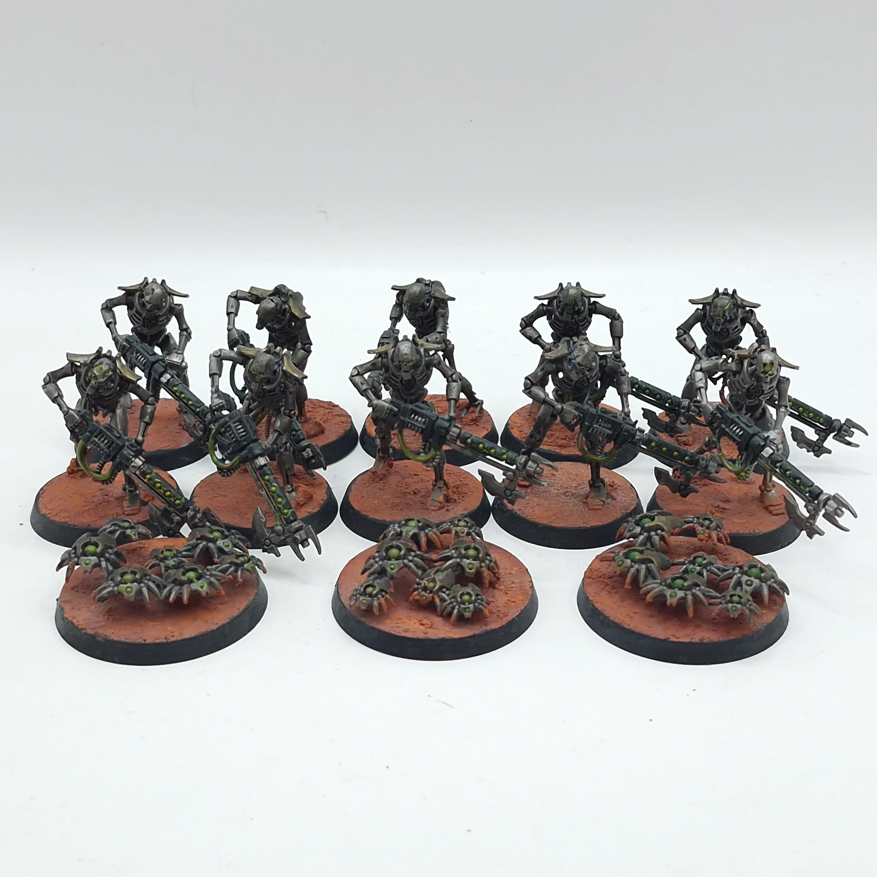 Warhammer 40k: Necron Warriors - Painted (AH098)