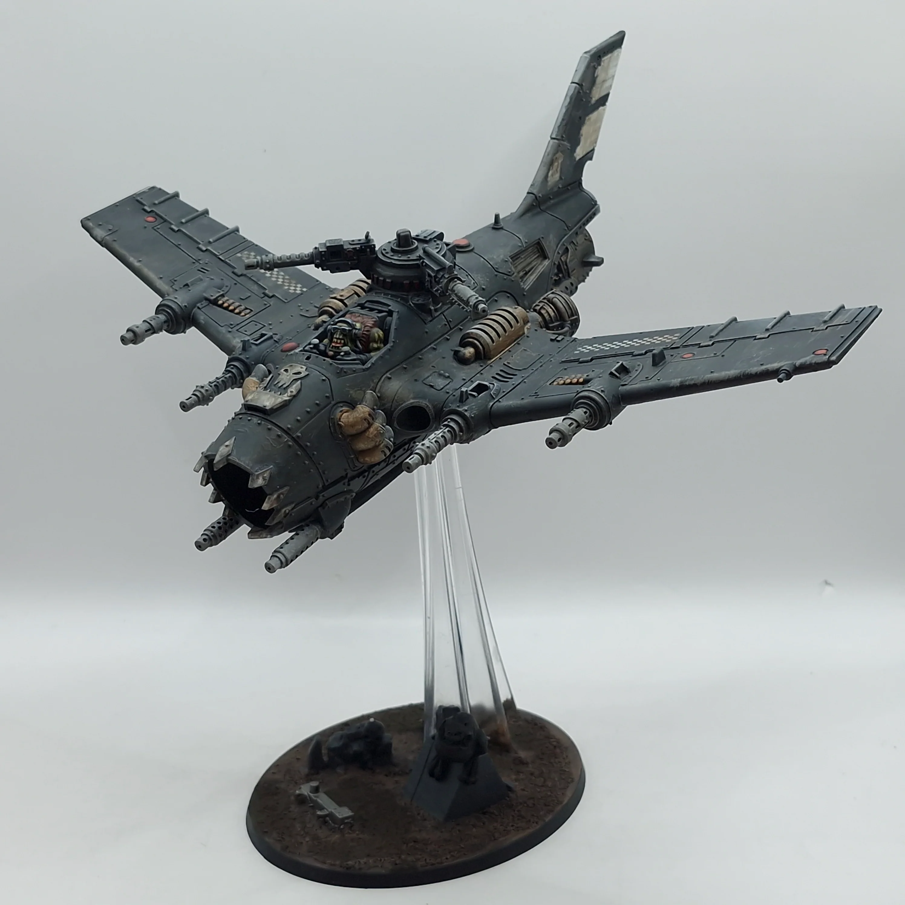 Warhammer 40k: Orks Dakkajet - Painted (BF067)