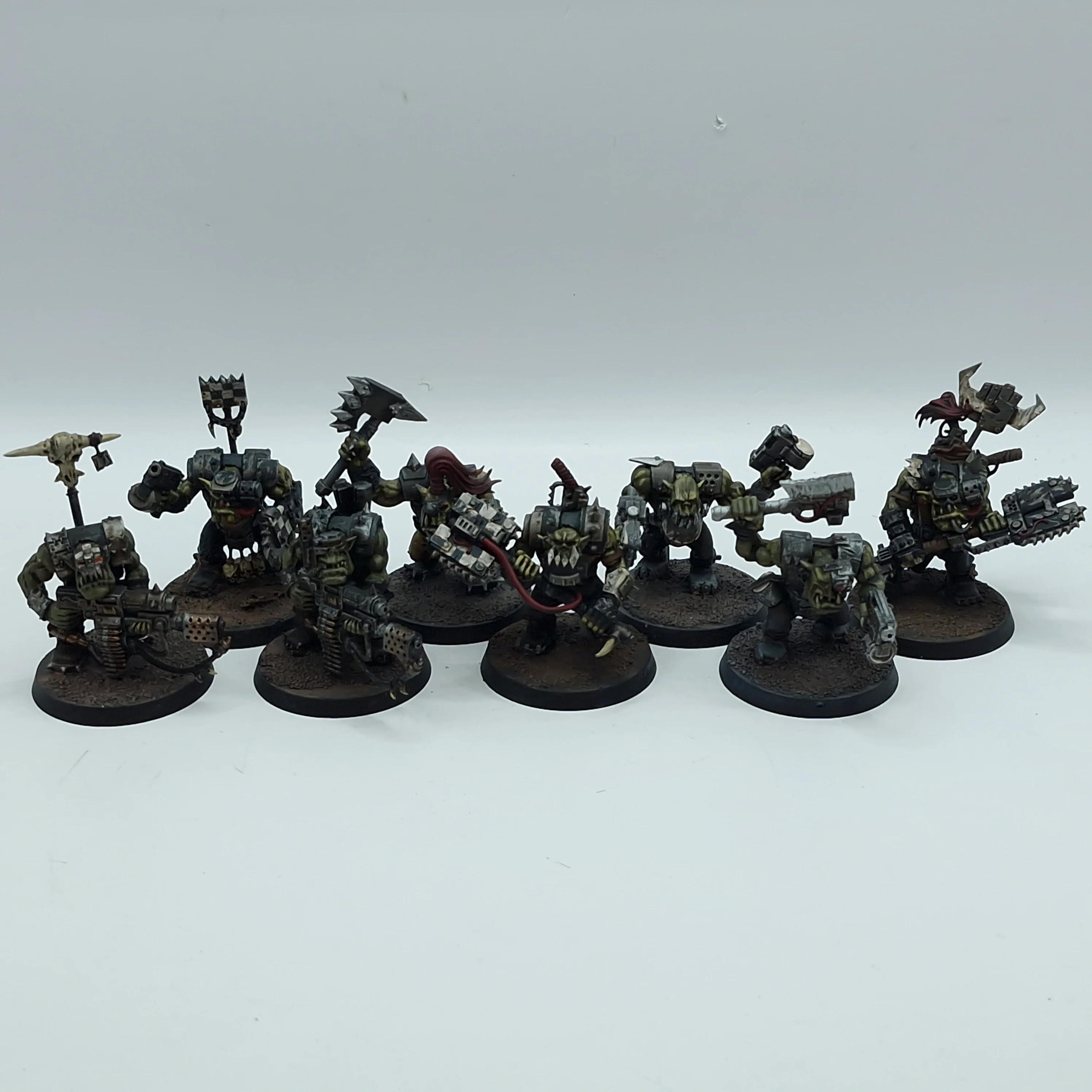 Warhammer 40k: Orks Nobs - Well Painted (AZ186)