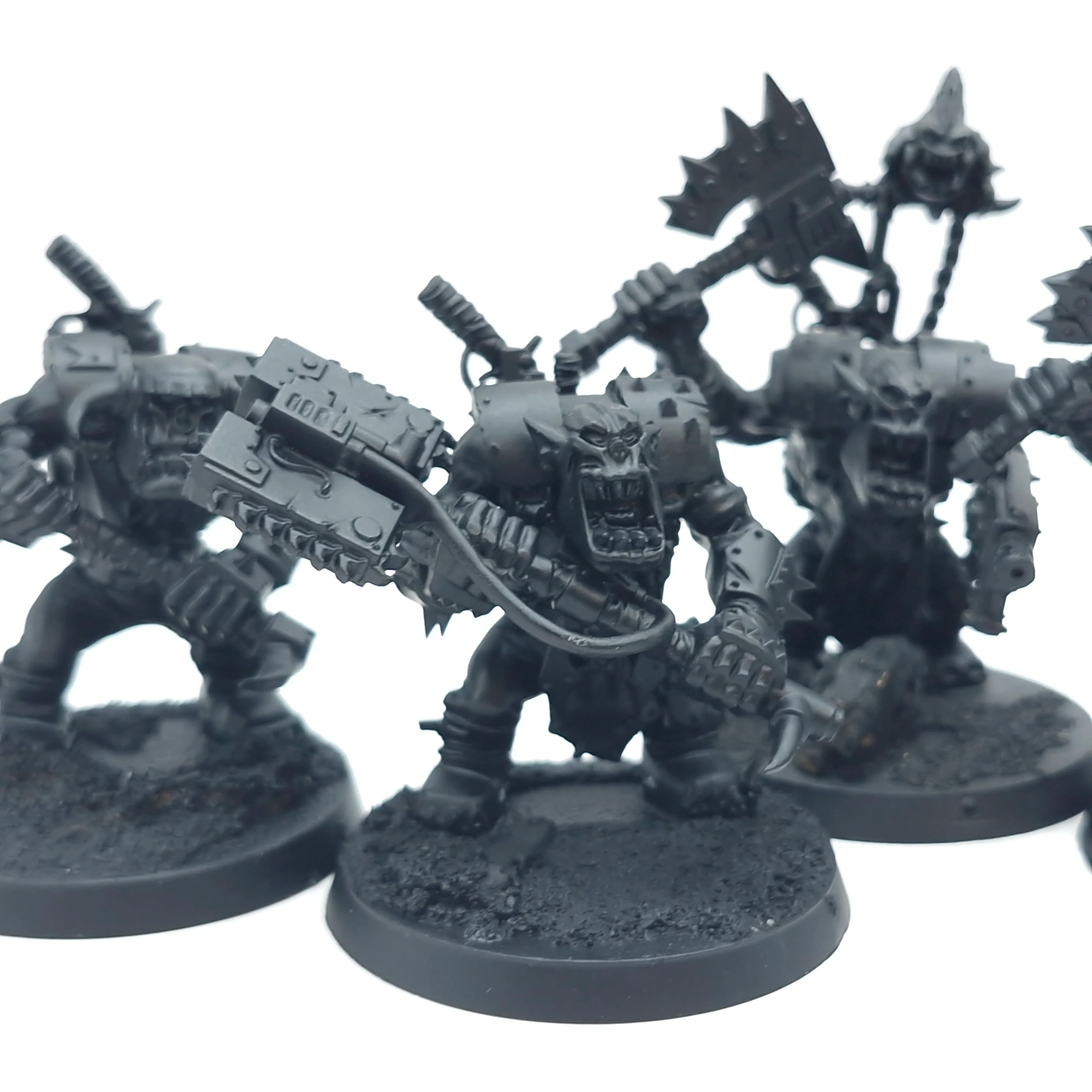 Warhammer 40k: Orks Nobz - Part Painted (AD038) - Image 3