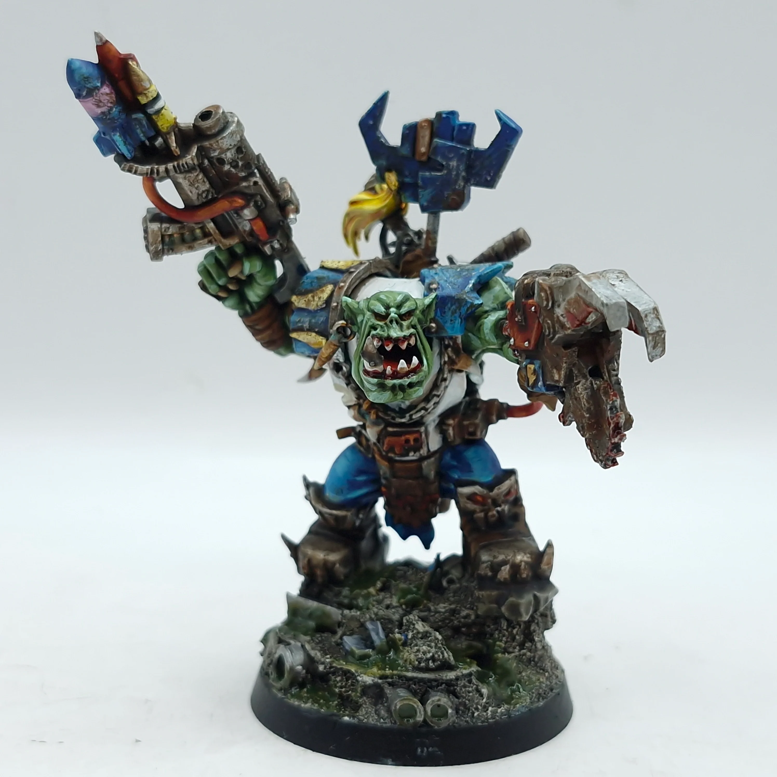 Warhammer 40k: Orks Warboss Grukk - Painted (BJ003) - Image 2