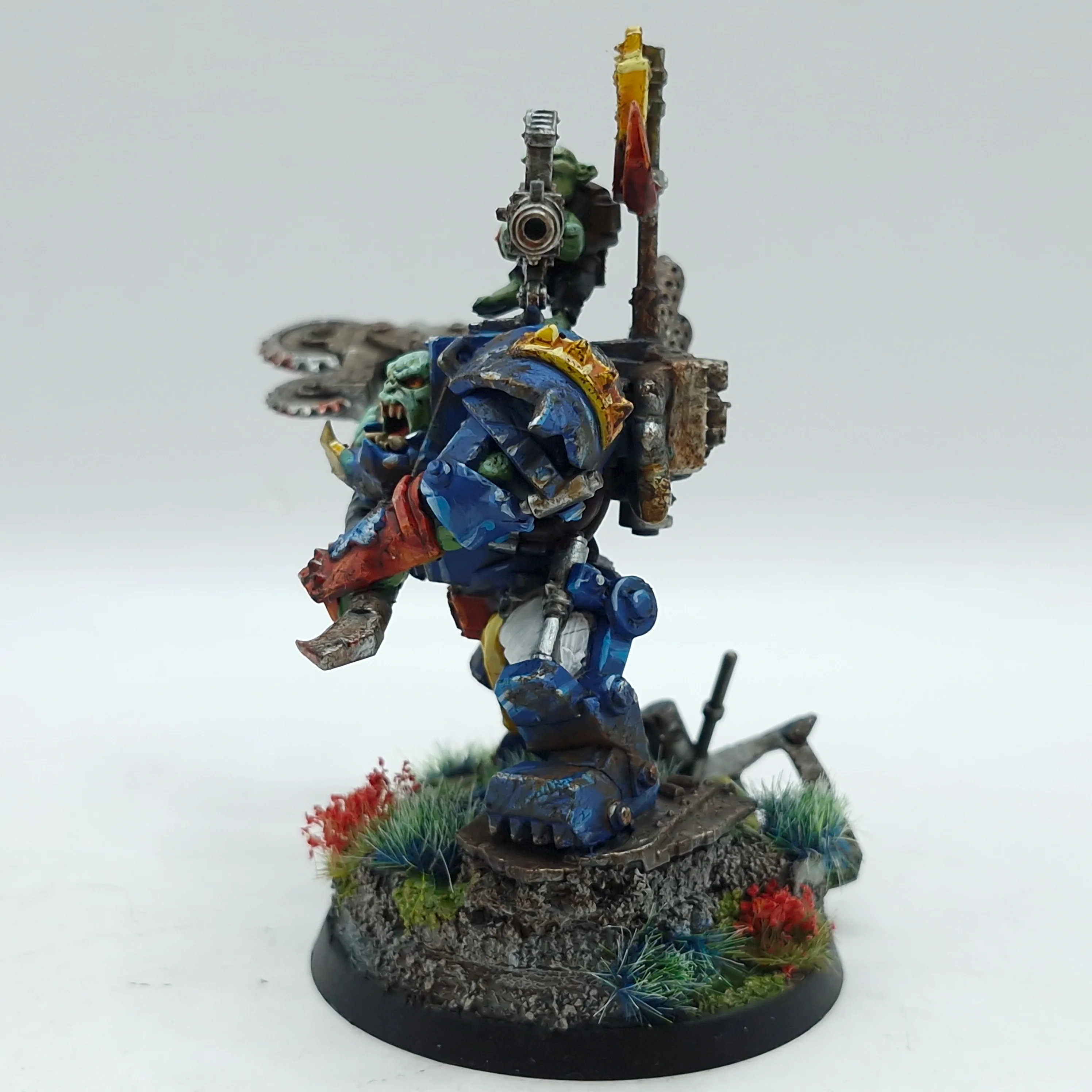 Warhammer 40k: Orks Warboss in Mega Armour - Painted (BC122) - Image 2