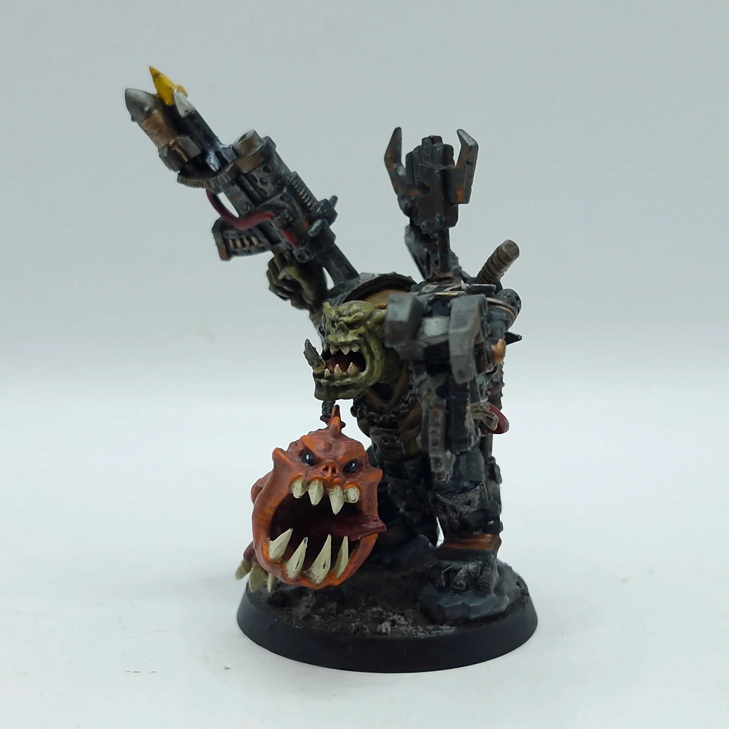 Warhammer 40k: Ork Warboss with Attack Squig - Well Painted (BJ252) - Image 2