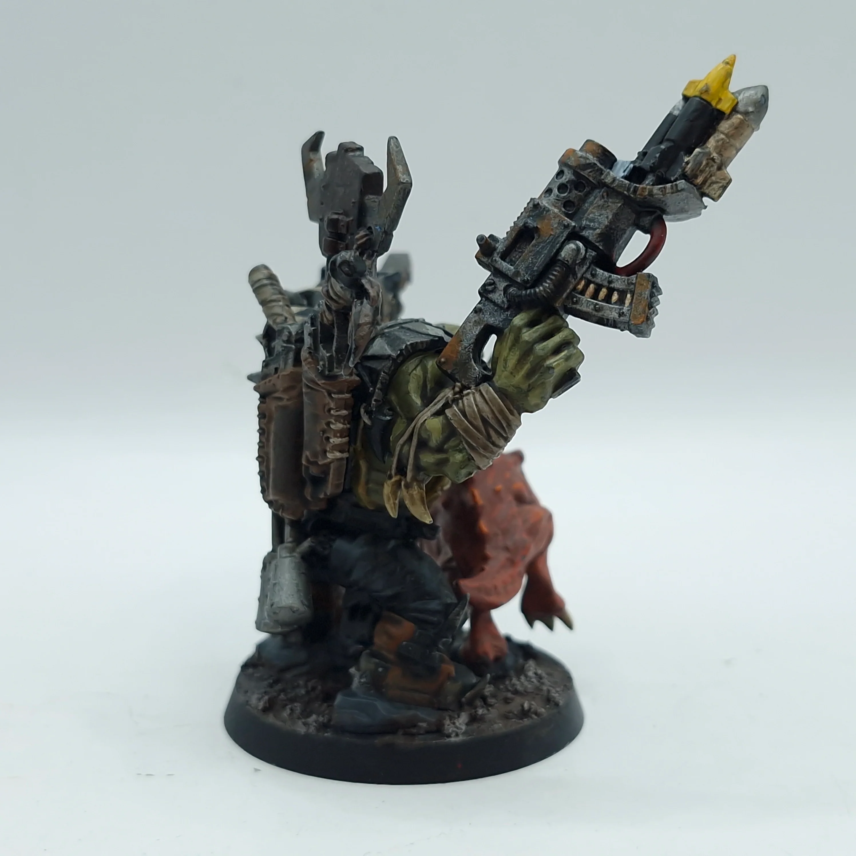 Warhammer 40k: Ork Warboss with Attack Squig - Well Painted (BJ252) - Image 5
