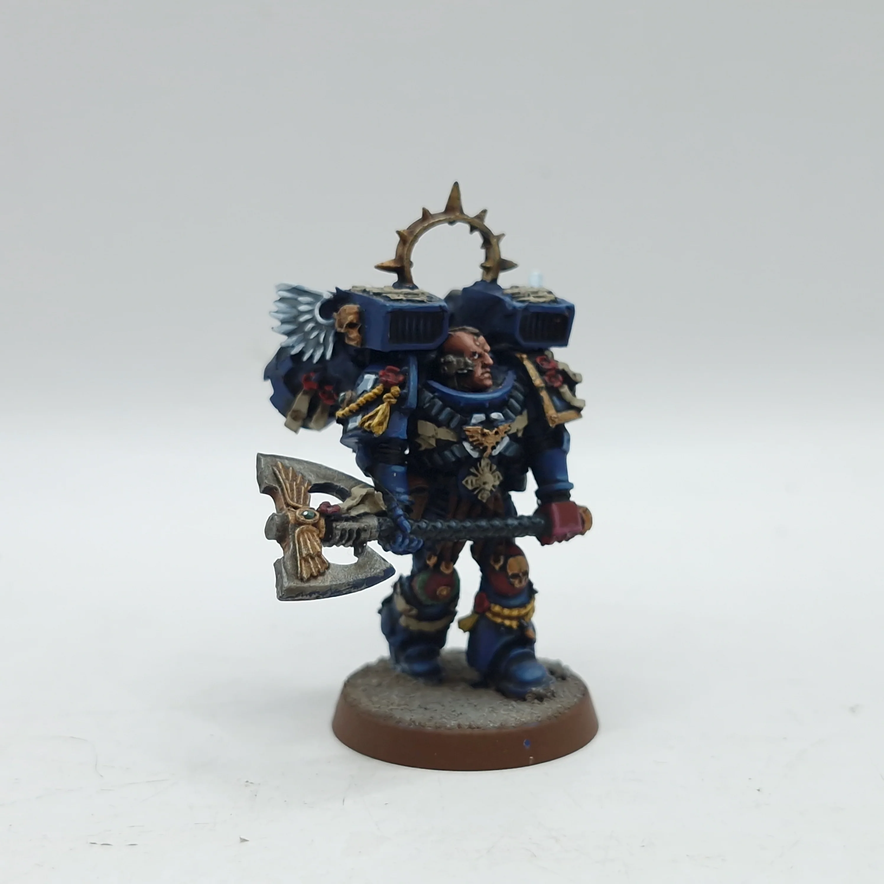 Warhammer 40k: Space Marine Crimson Fists Lord Executioner - Well Painted (AT141) - Image 5