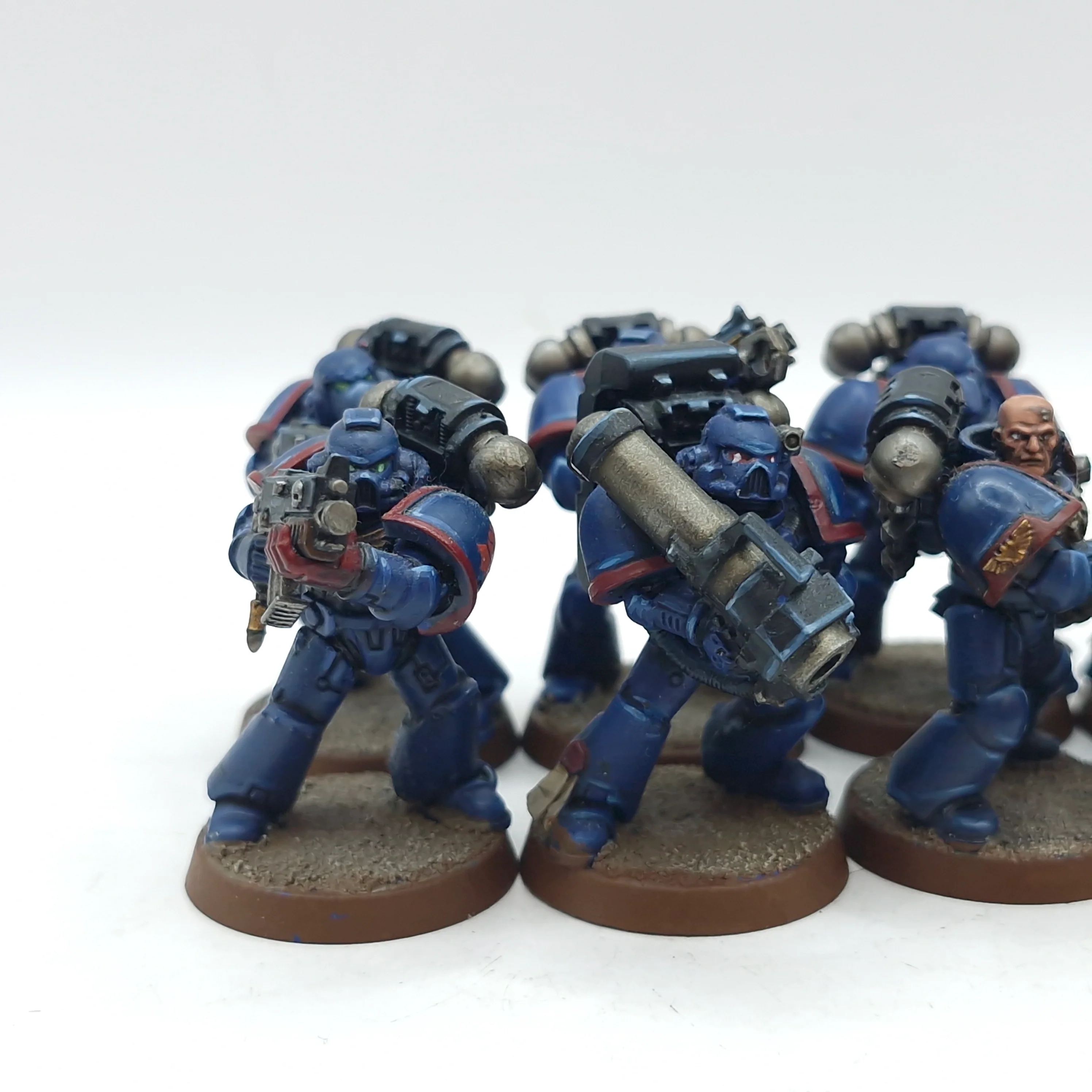 Warhammer 40k: Space Marine Crimson Fists Tactical Marines - Well Painted (AE089) - Image 2