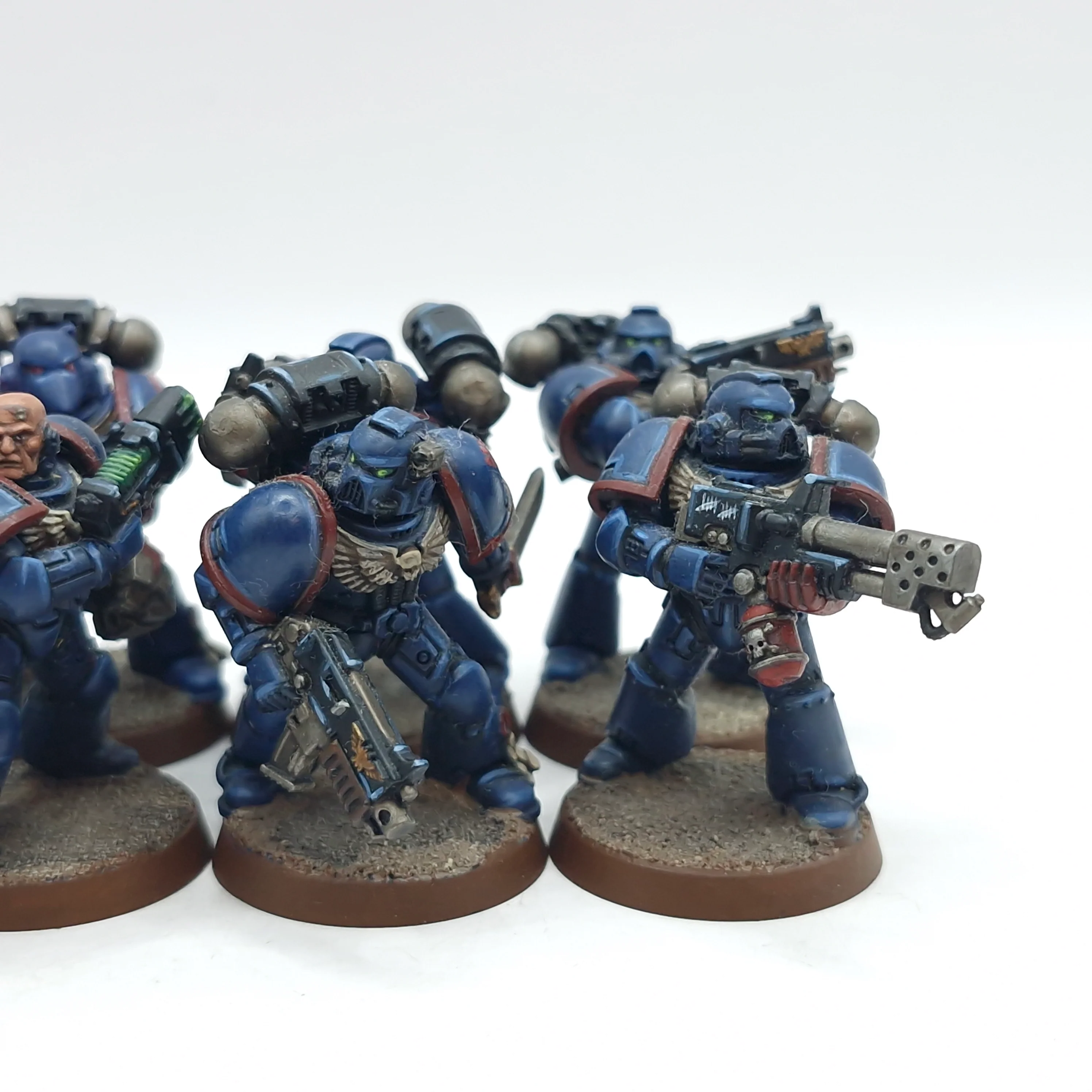 Warhammer 40k: Space Marine Crimson Fists Tactical Marines - Well Painted (AE089) - Image 4