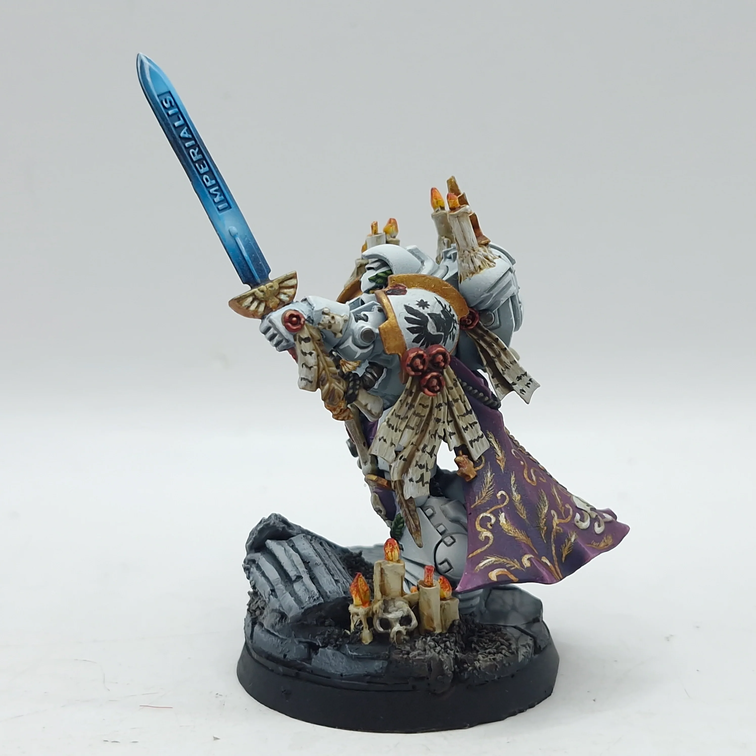 Warhammer 40k: Space Marine Gravis Captain - Painted (AE176) - Image 2