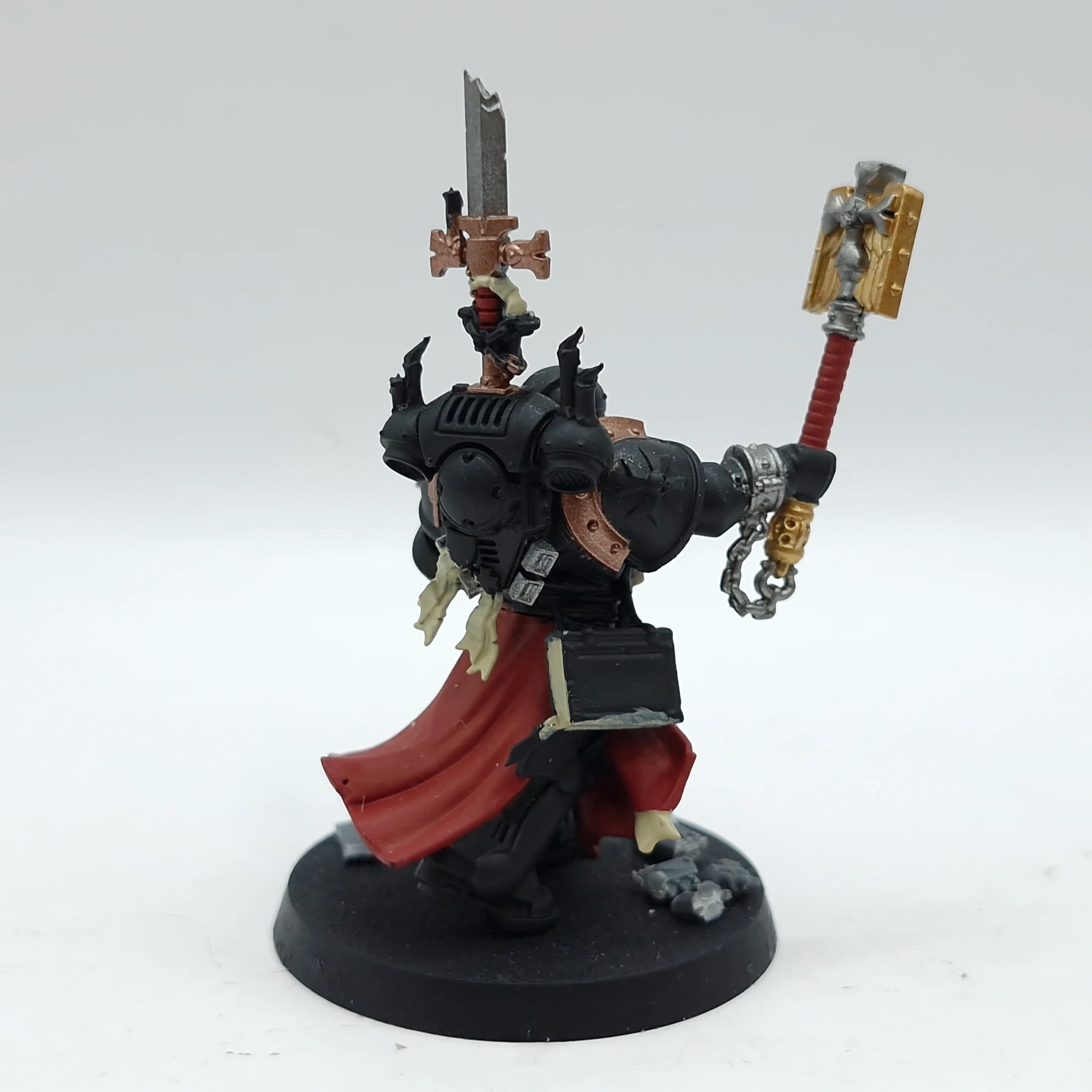Warhammer 40k: Space Marines Black Templars Chaplain Grimaldus (AD150) - Image 3