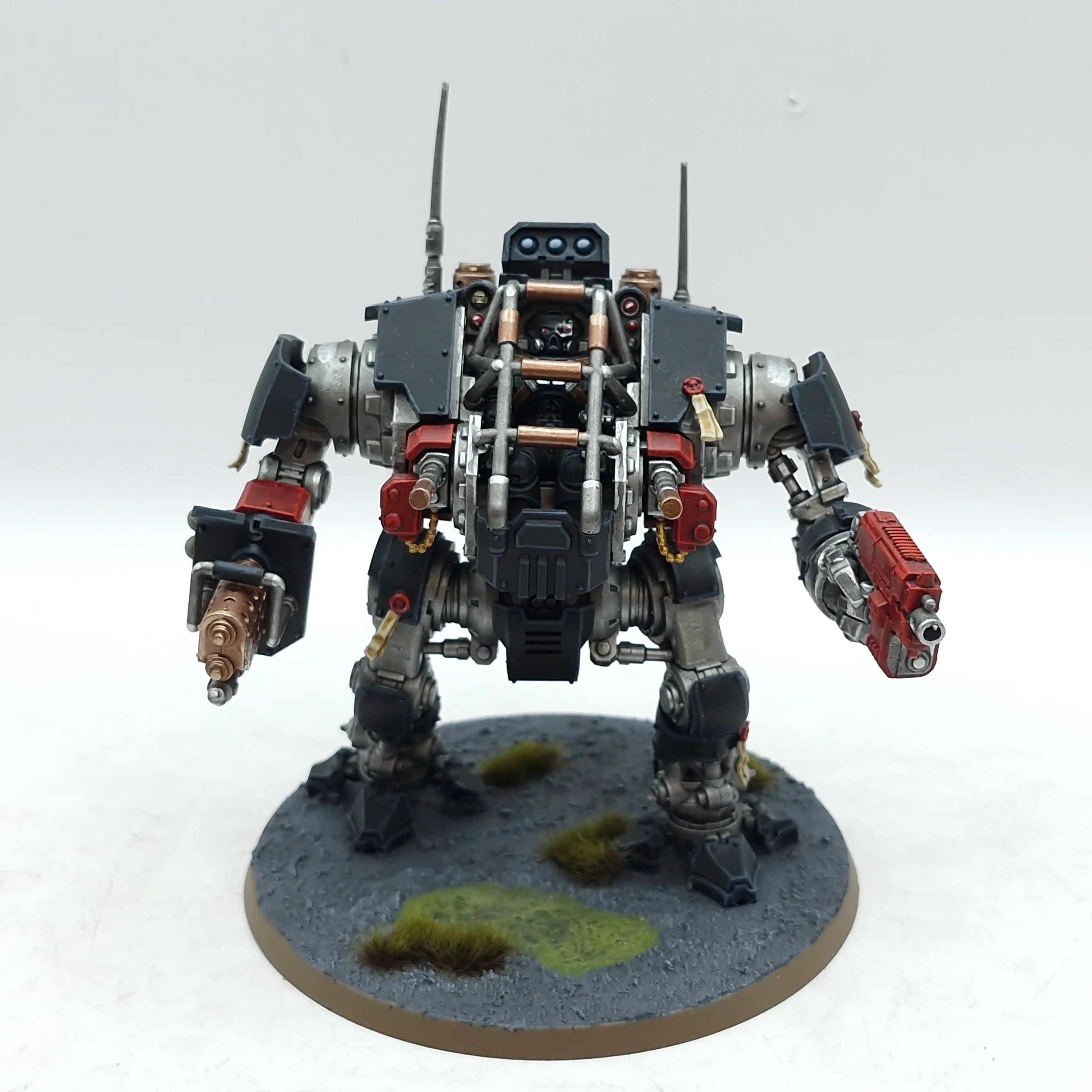 Warhammer 40k: Space Marines Black Templars Invictor Tactical Warsuits - Well Painted (BF038)