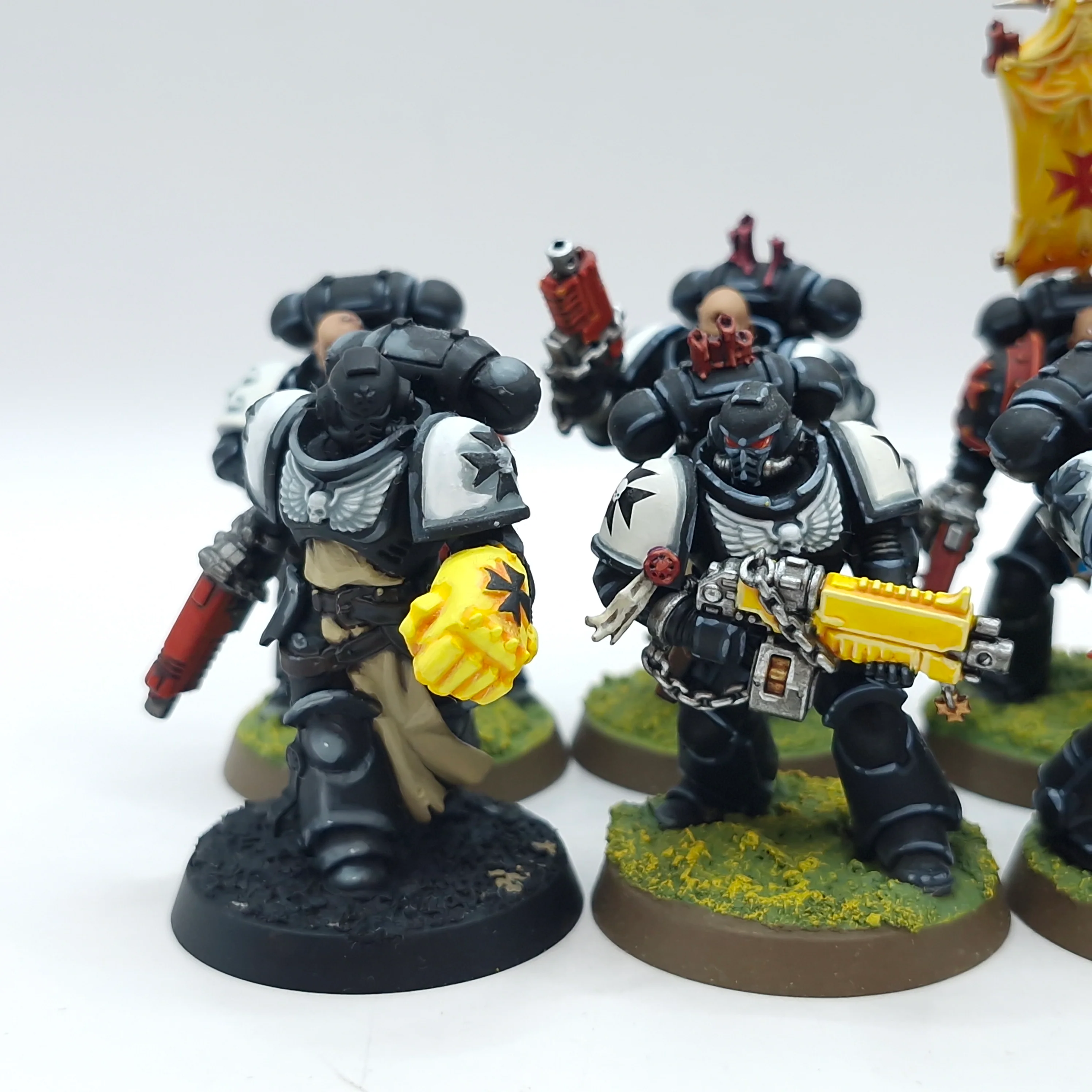 Warhammer 40k: Space Marines Black Templars Primaris Crusader Squad - Well Painted (AH107) - Image 2