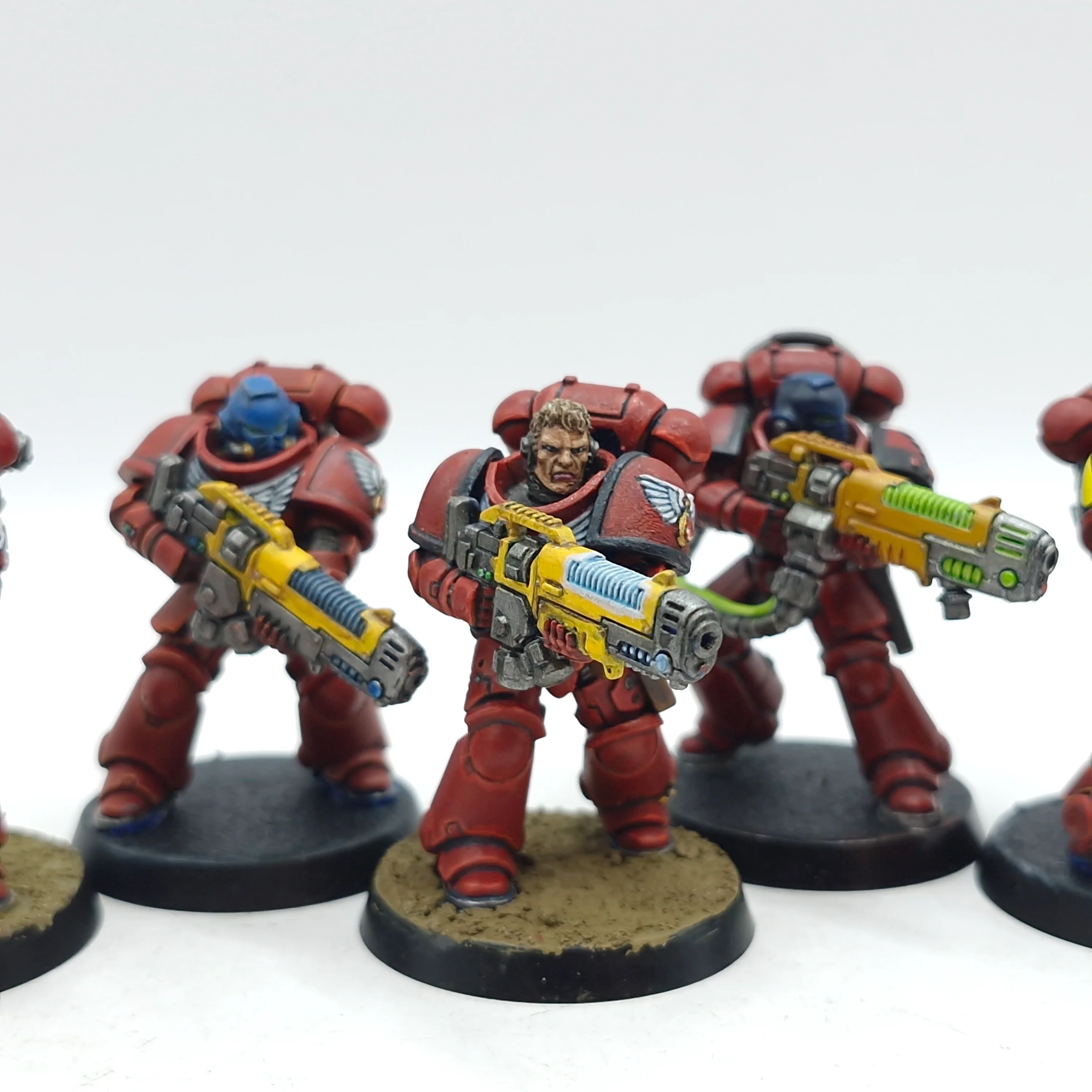 Warhammer 40k: Space Marines Blood Angels Hellblasters - Well Painted (AI214) - Image 4