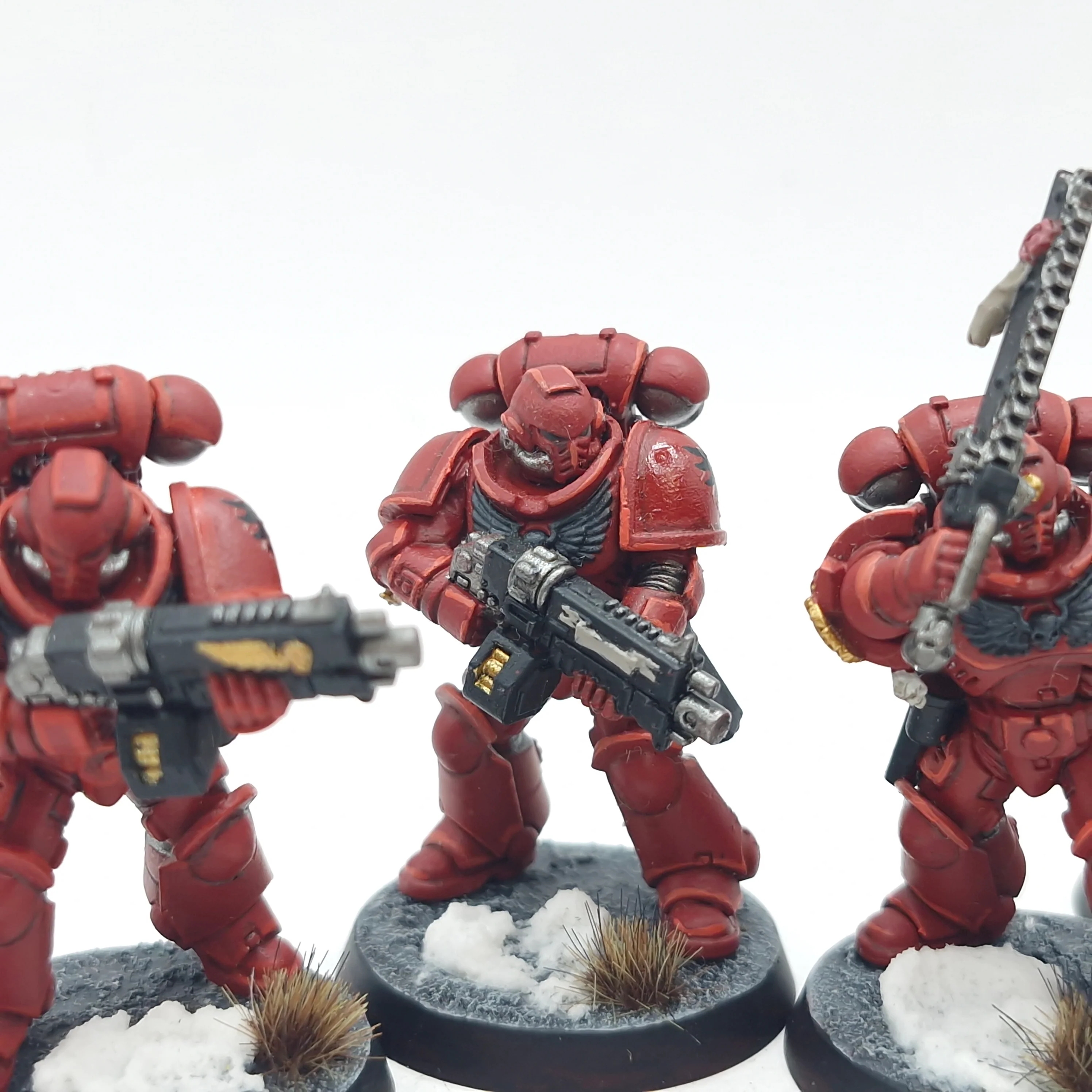 Warhammer 40k: Space Marines Blood Angels Intercessors - Painted (AD228) - Image 3