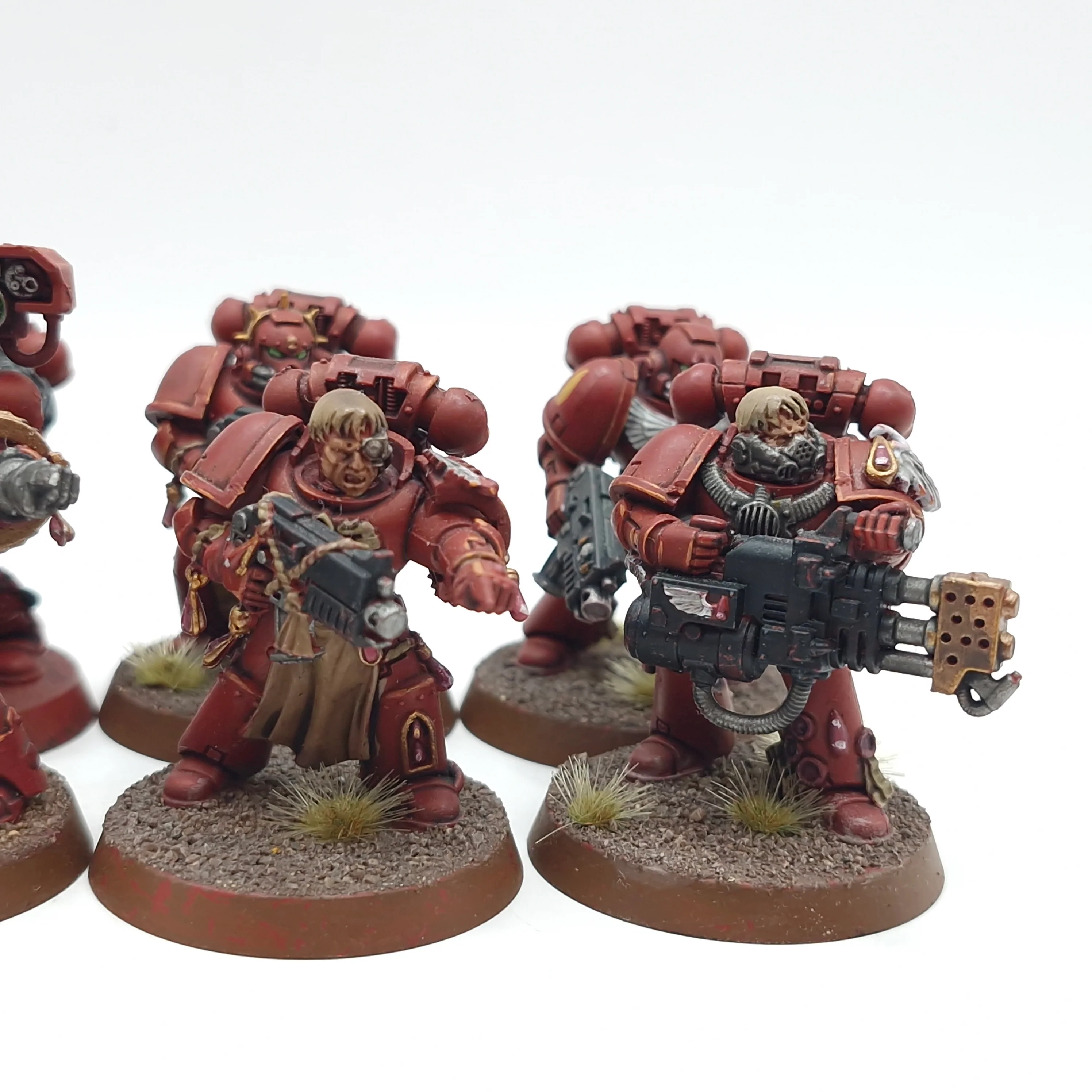 Warhammer 40k: Space Marines Blood Angels Tactical Squad - Painted (AF097) - Image 4