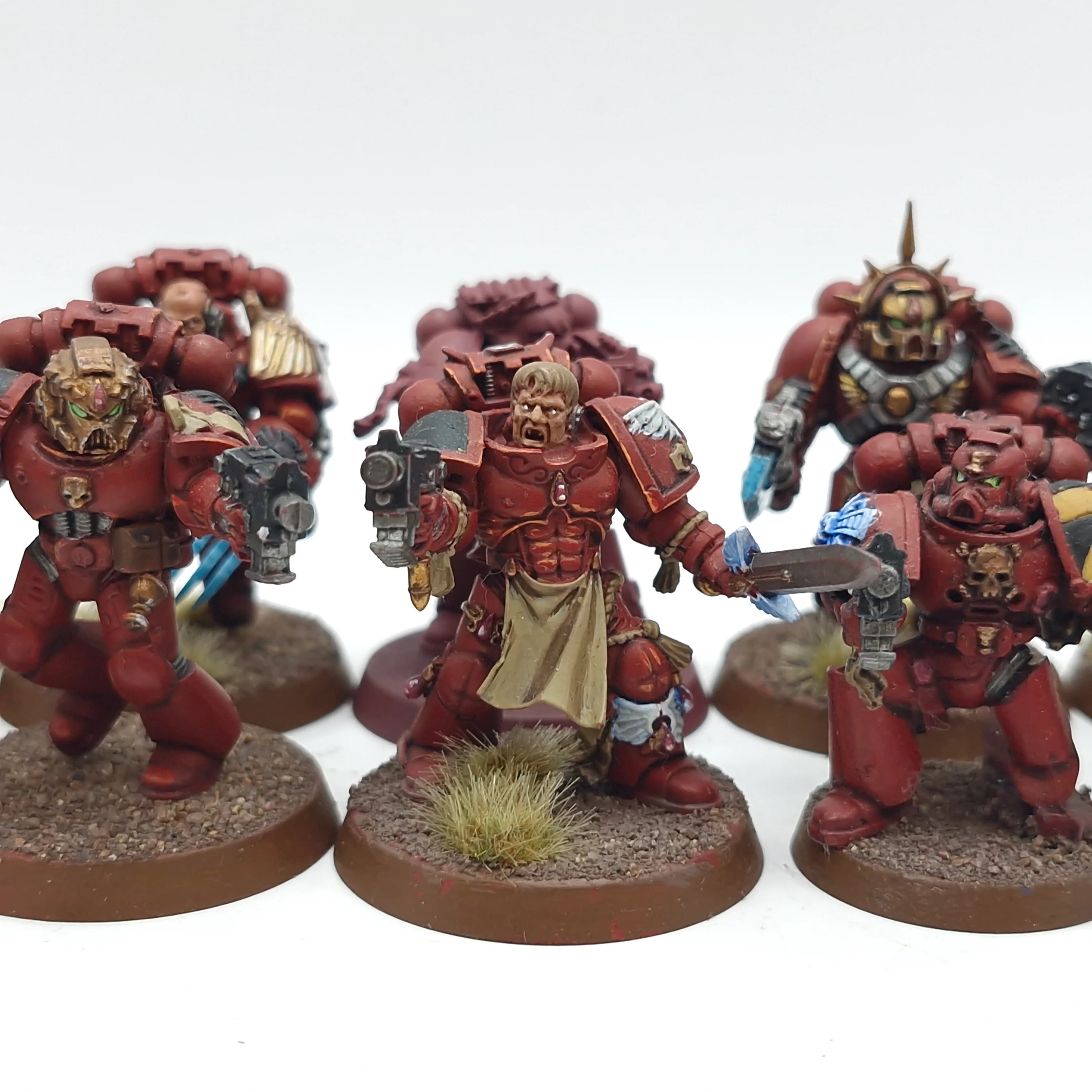Warhammer 40k: Space Marines Blood Angels Tactical Squad - Painted (BH147) - Image 3