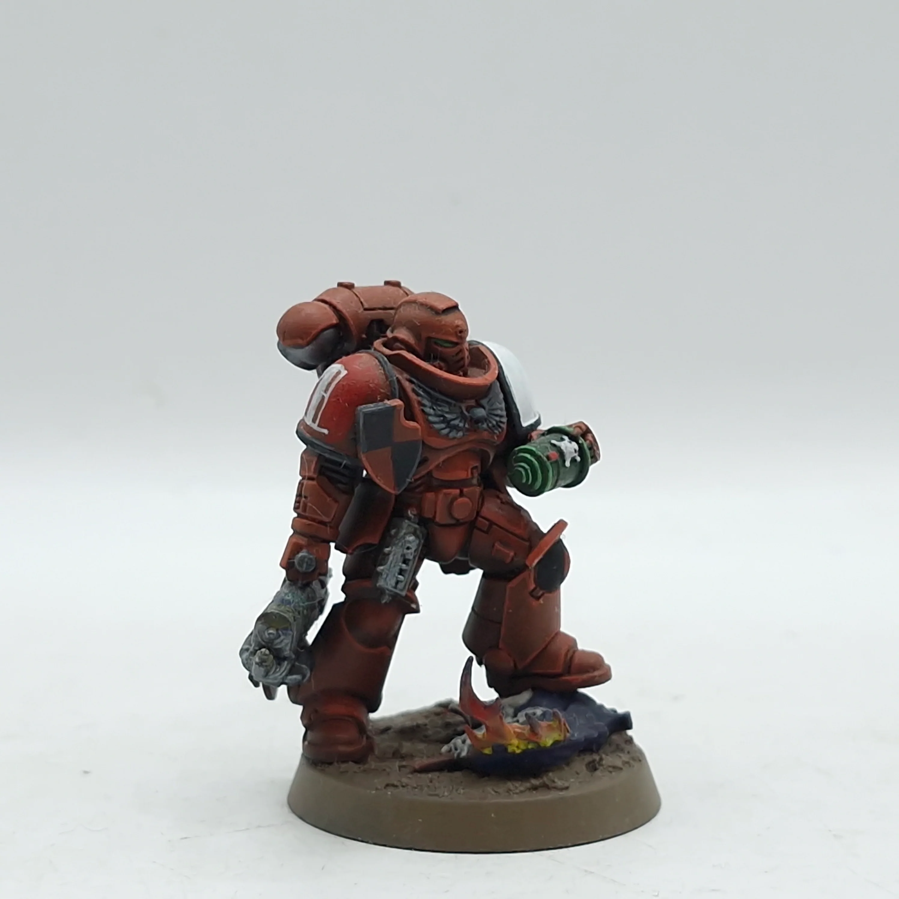 Warhammer 40k: Space Marines Combat Patrol Infernus Sergeant (BJ139) - Image 5